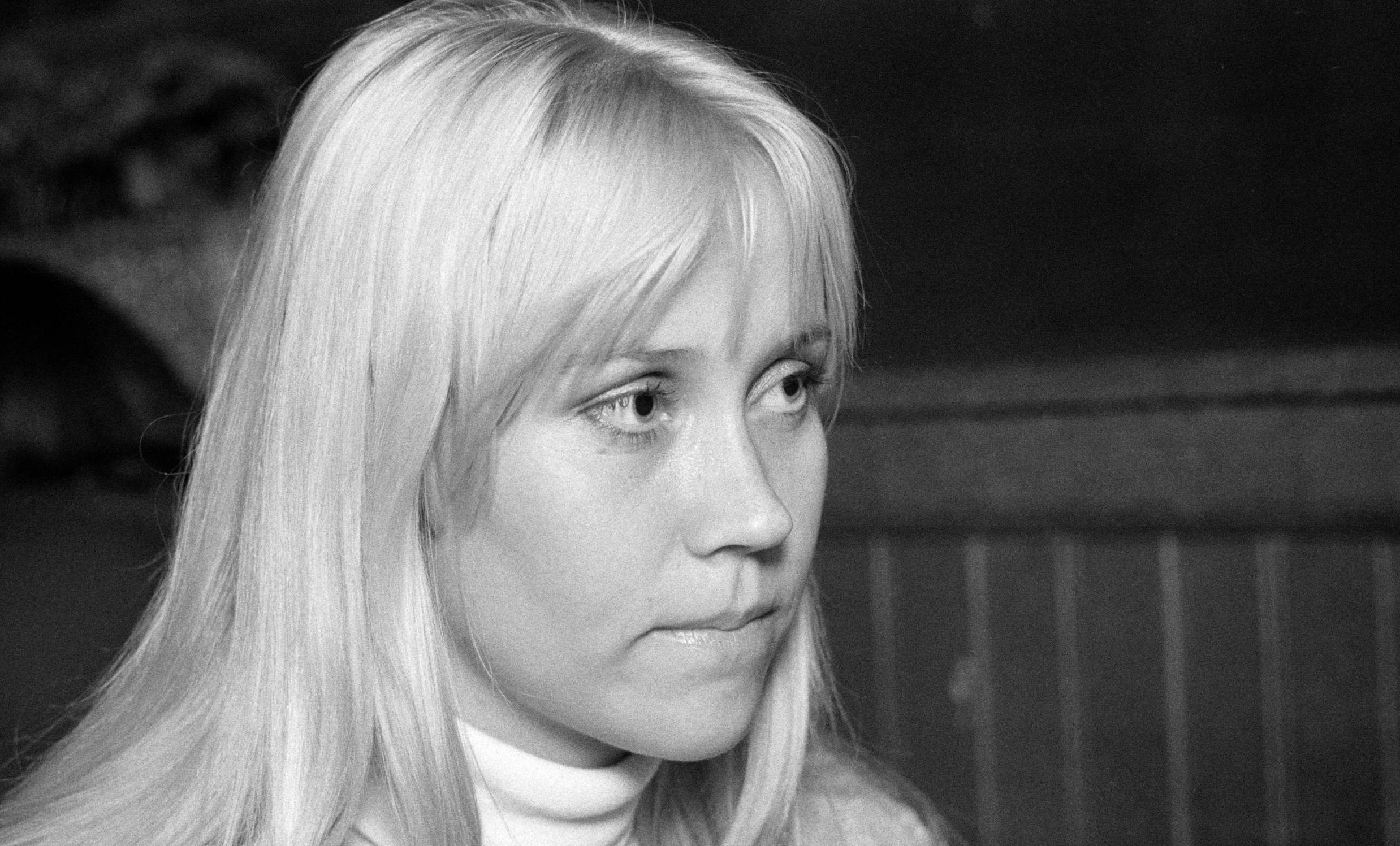 COPENHAGEN, DENMARK: Agnetha Fältskog (Agnetha Faltskog) of pop group Abba posed in May 1975 in Copenhagen, Denmark. (Pho...