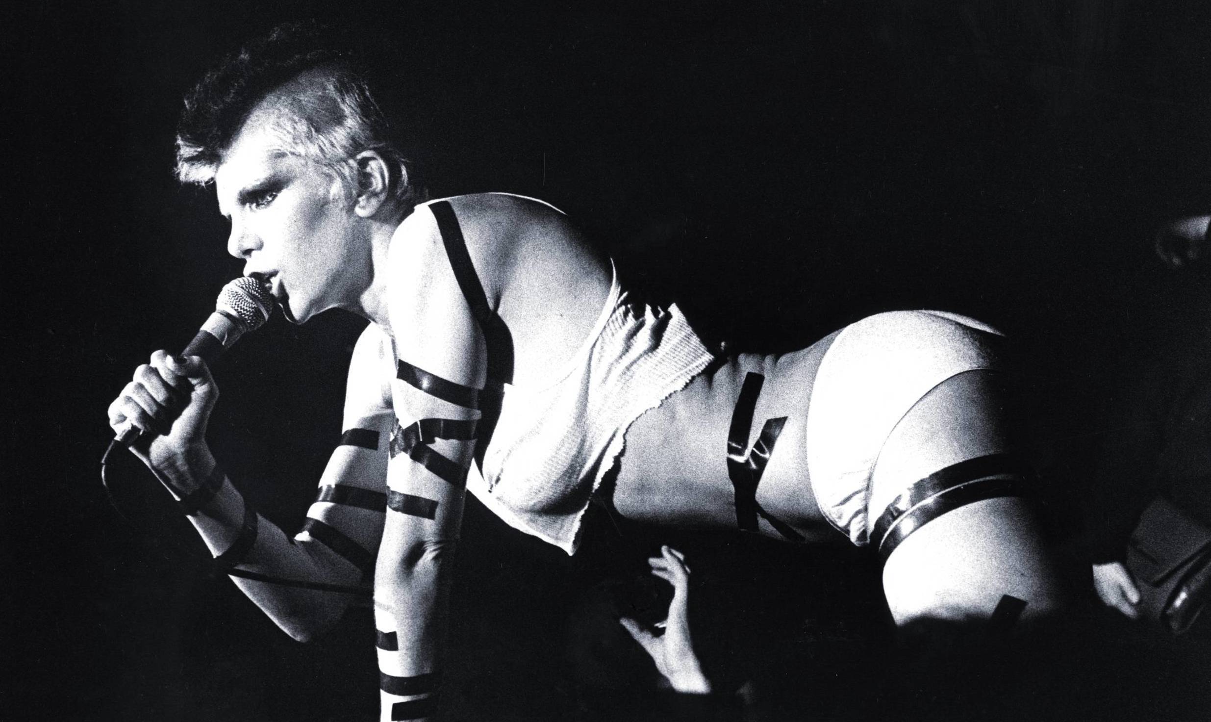 Plasmatics, Wendy O Williams, Zaal Lux, Herenthout, Belgium, 3rd February 1981. (Photo by Gie Knaeps/Getty Images)