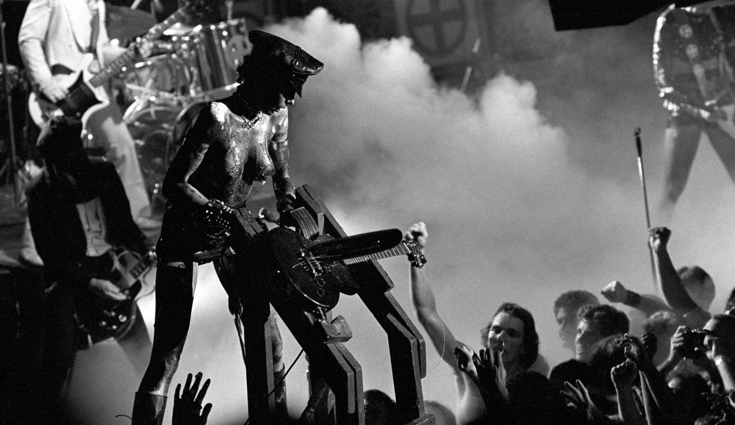 JULY 24: Wendy O. Williams performs with the Plasmatics at The Agora Ballroom on July 24, 1981 in Atlanta, Georgia. (Photo...