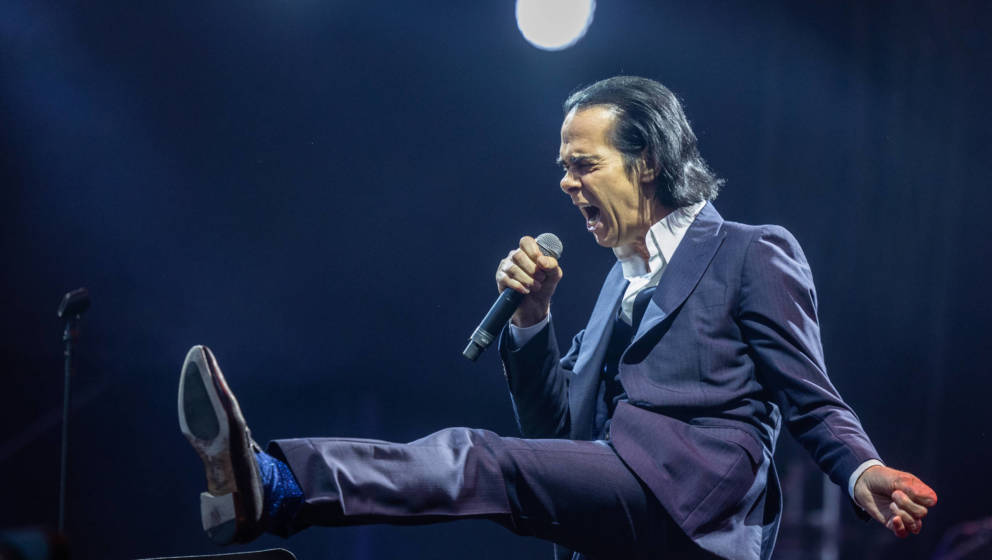 OSLO, NORWAY - AUGUST 11: Nick Cave performs on stage at the Oyafestivalen on August 11, 2022 in Oslo, Norway. (Photo by Per 