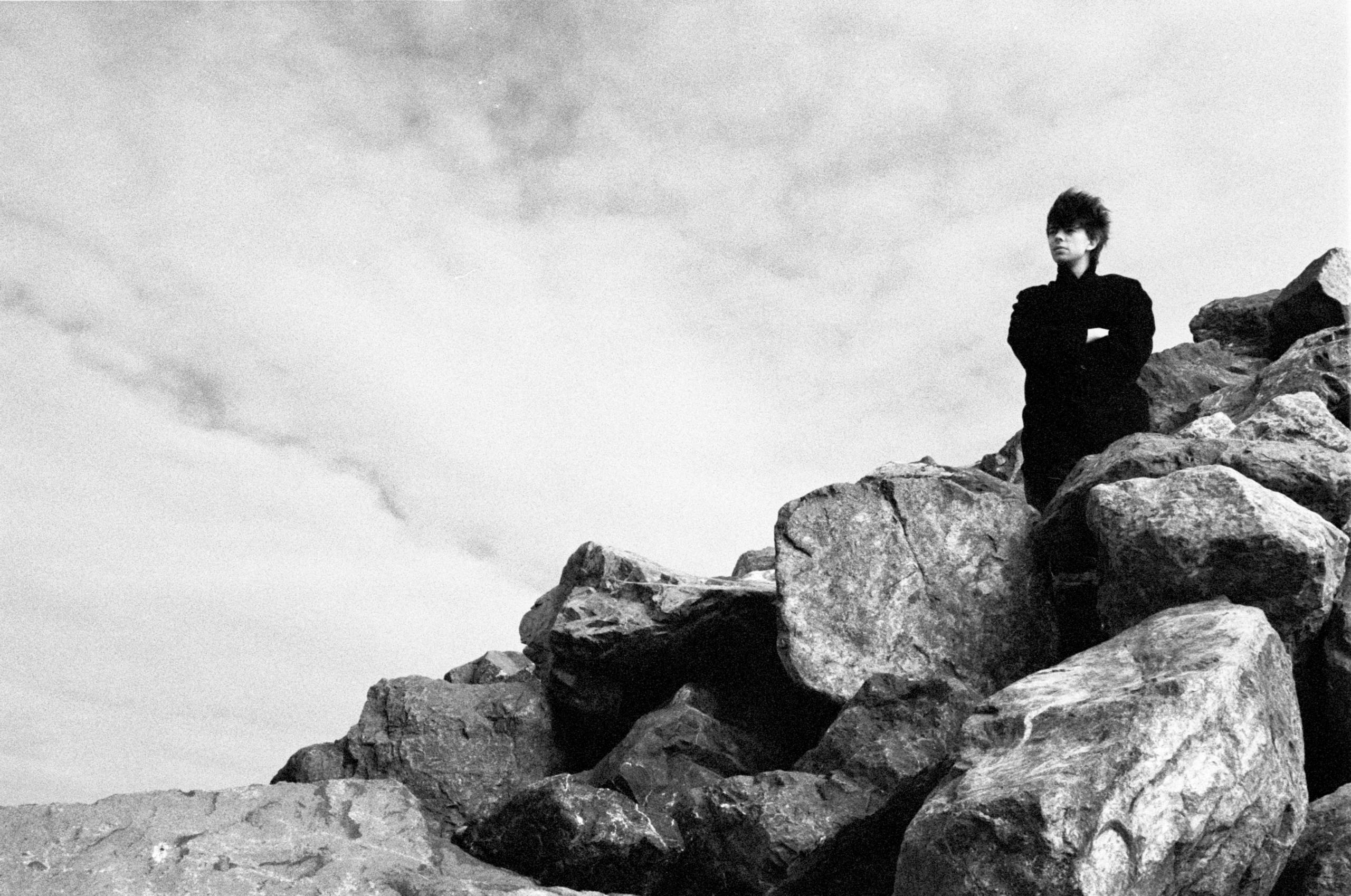 English New Wave and Alternative musician Ian McCulloch, of the group Echo & the Bunnymen, Howth, Dublin, Ireland, 3/31/19...