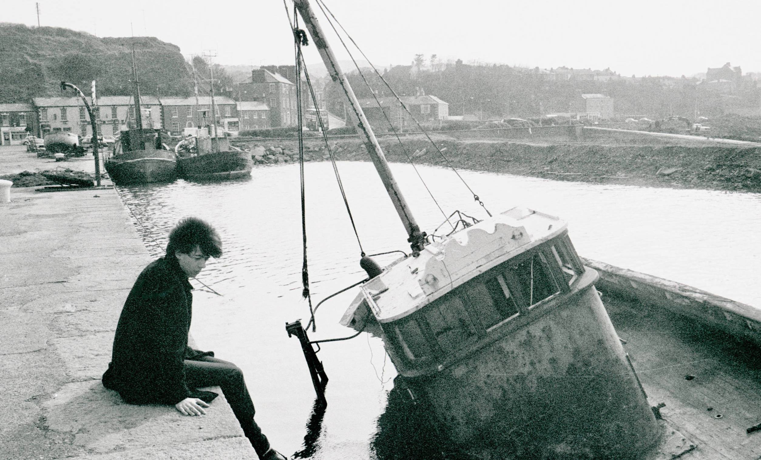 English New Wave and Alternative musician Ian McCulloch, of the group Echo & the Bunnymen, Howth, Dublin, Ireland, 3/31/19...