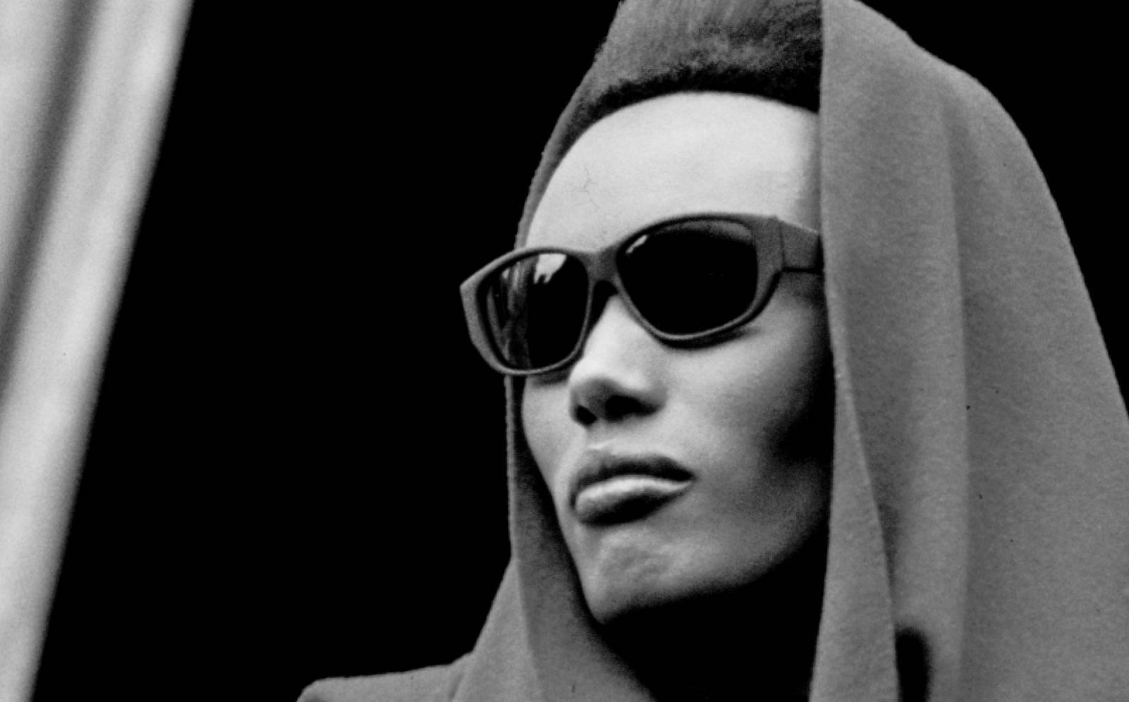 Jamaican actress, model, and singer Grace Jones at the 'View To A Kill' press photo call, 6/13/1985. (Photo by Steve Rappo...