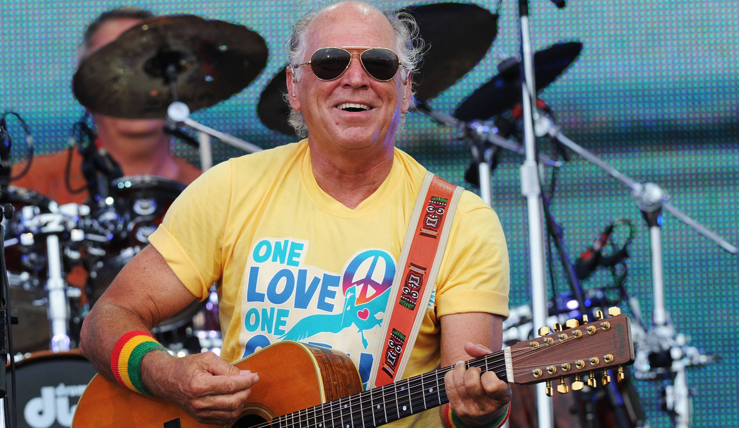 performs onstage at Jimmy Buffett & Friends: Live from the Gulf Coast, a concert presented by CMT at on the beach on July ...