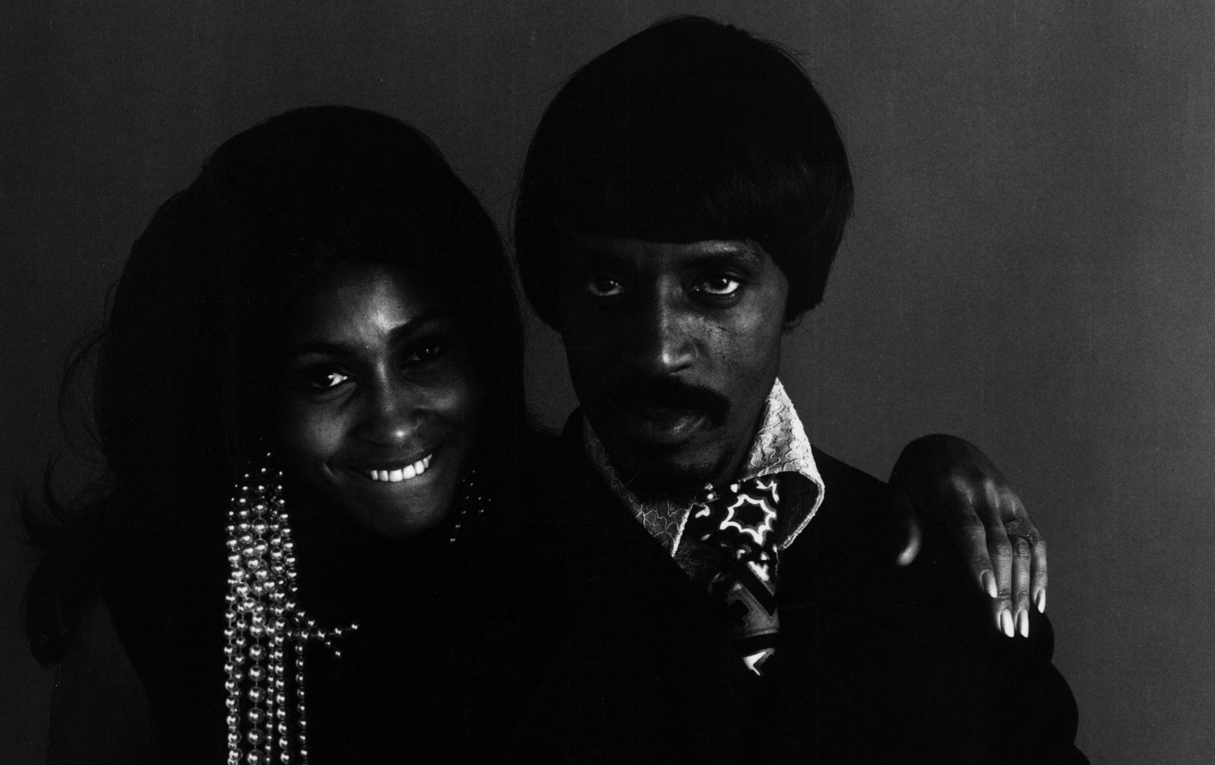 Married R&B, funk and rock duo, Ike and Tina Turner, November 1969. (Photo by Jack Robinson/Hulton Archive/Getty Images)