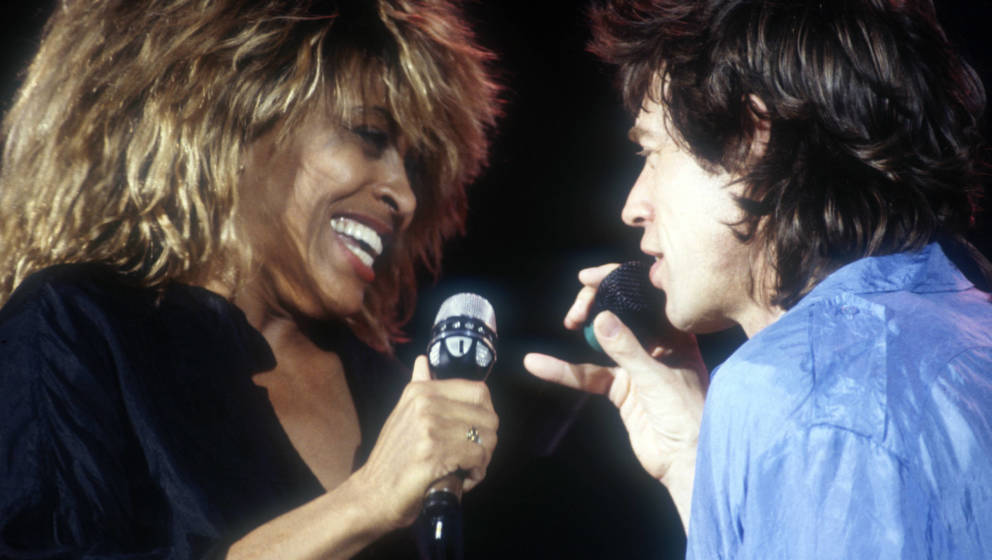 Jagger und Turner bei Live Aid