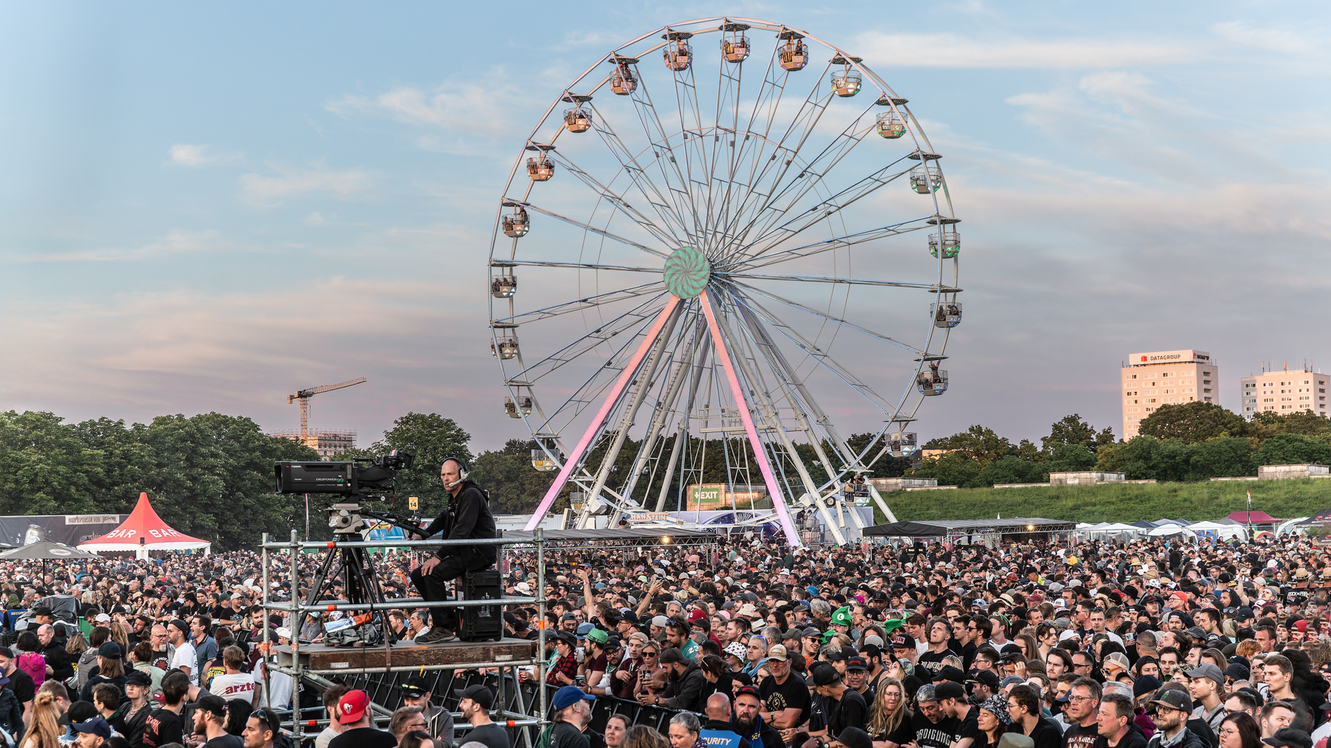 Das Riesenrad von Rock im Park im Jahr 2023