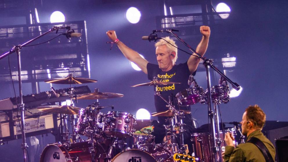 NUERBURG, GERMANY - JUNE 2: American drummer Josh Freese of Foo Fighters performs live on stage during day 1 of Rock Am Ring 