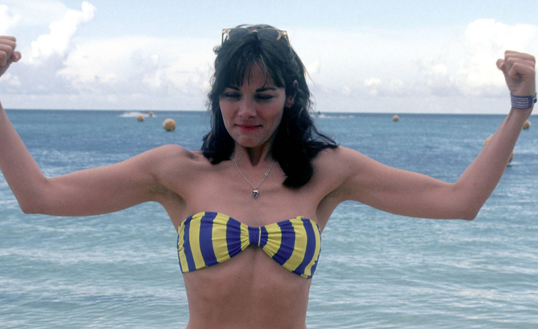 OCHO RIOS, JAMAICA - OCTOBER 1:   Actress Kim Cattrall attends the Sandals-Jamaica Celebrity Sports Invitational - Yamaha ...