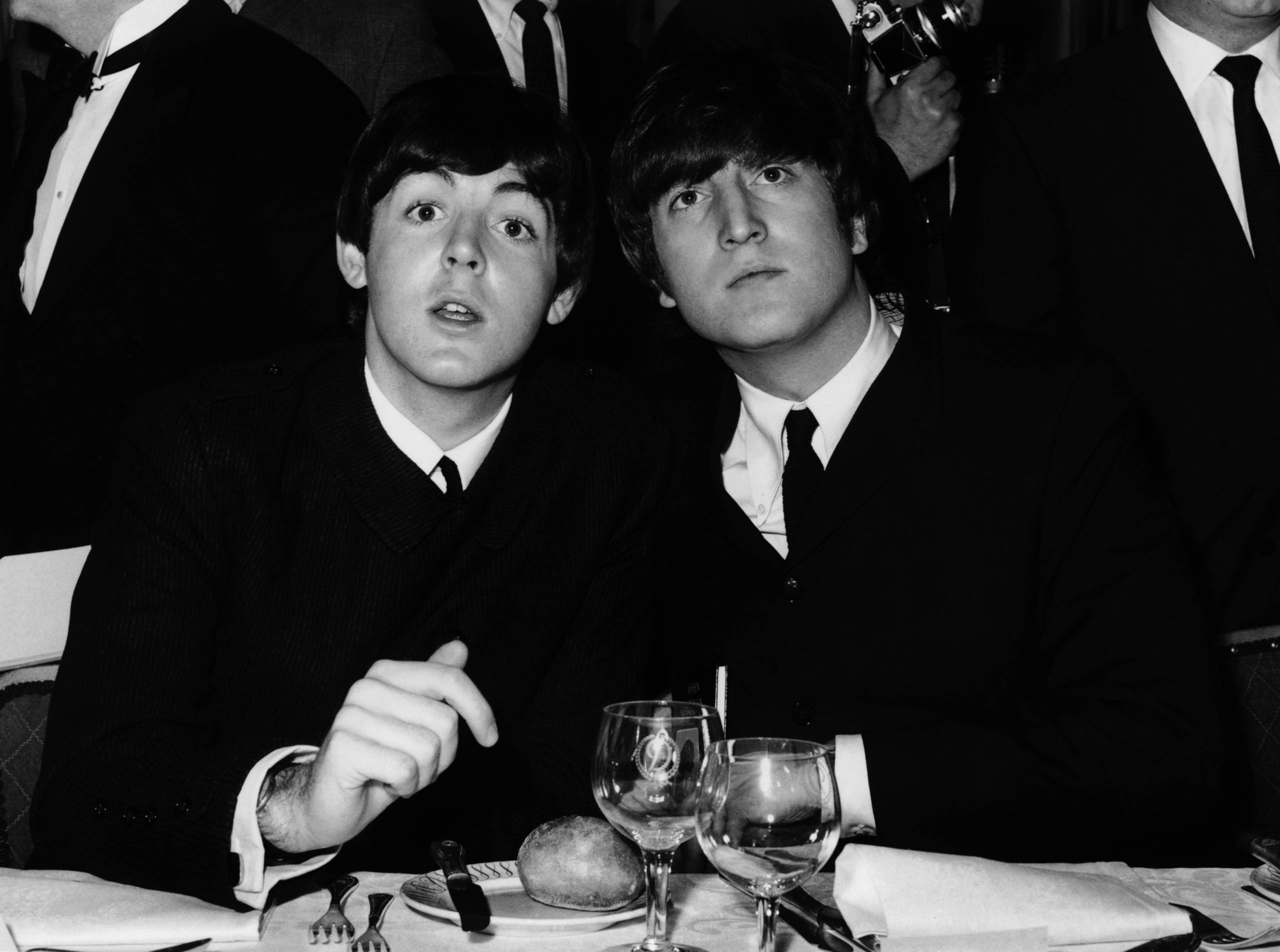 Paul McCartney und John Lennon, 1964.
