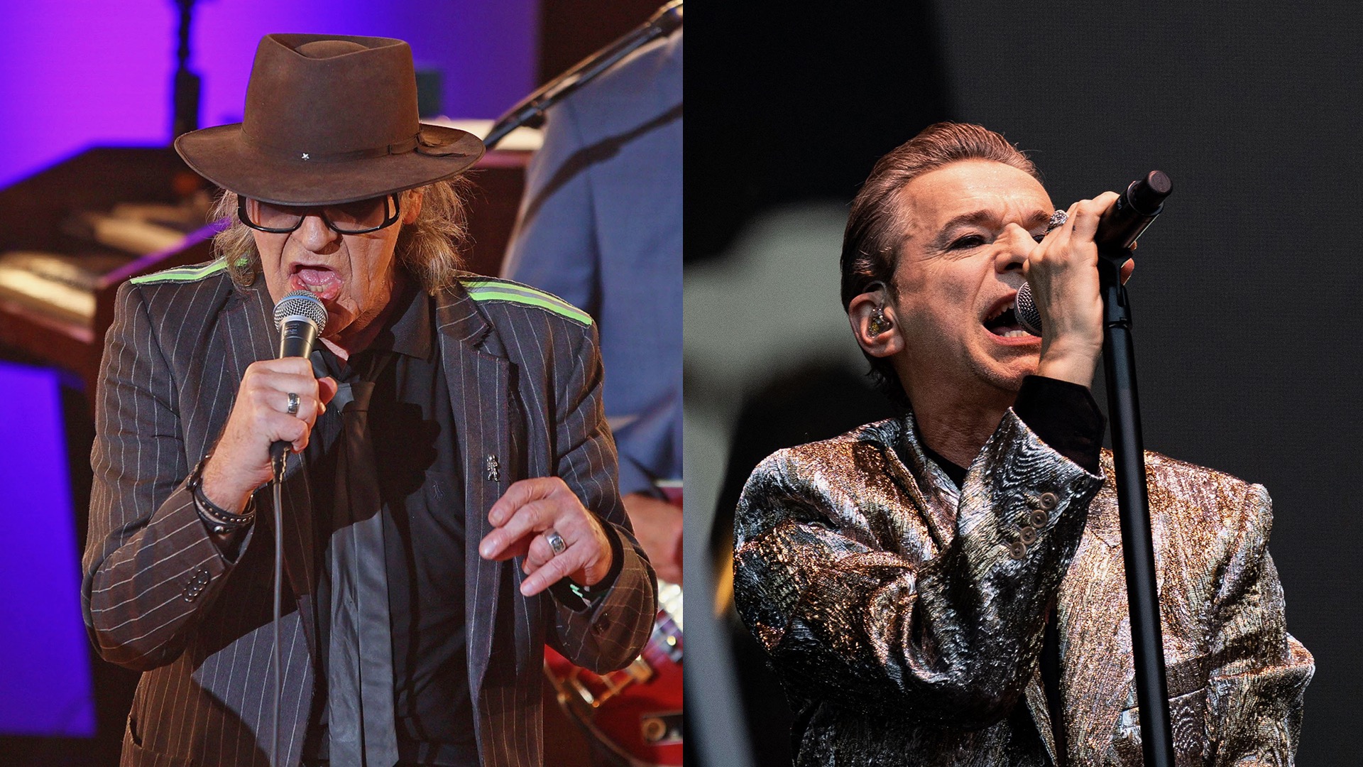 Udo Linden und Dave Gahan von Depeche Mode