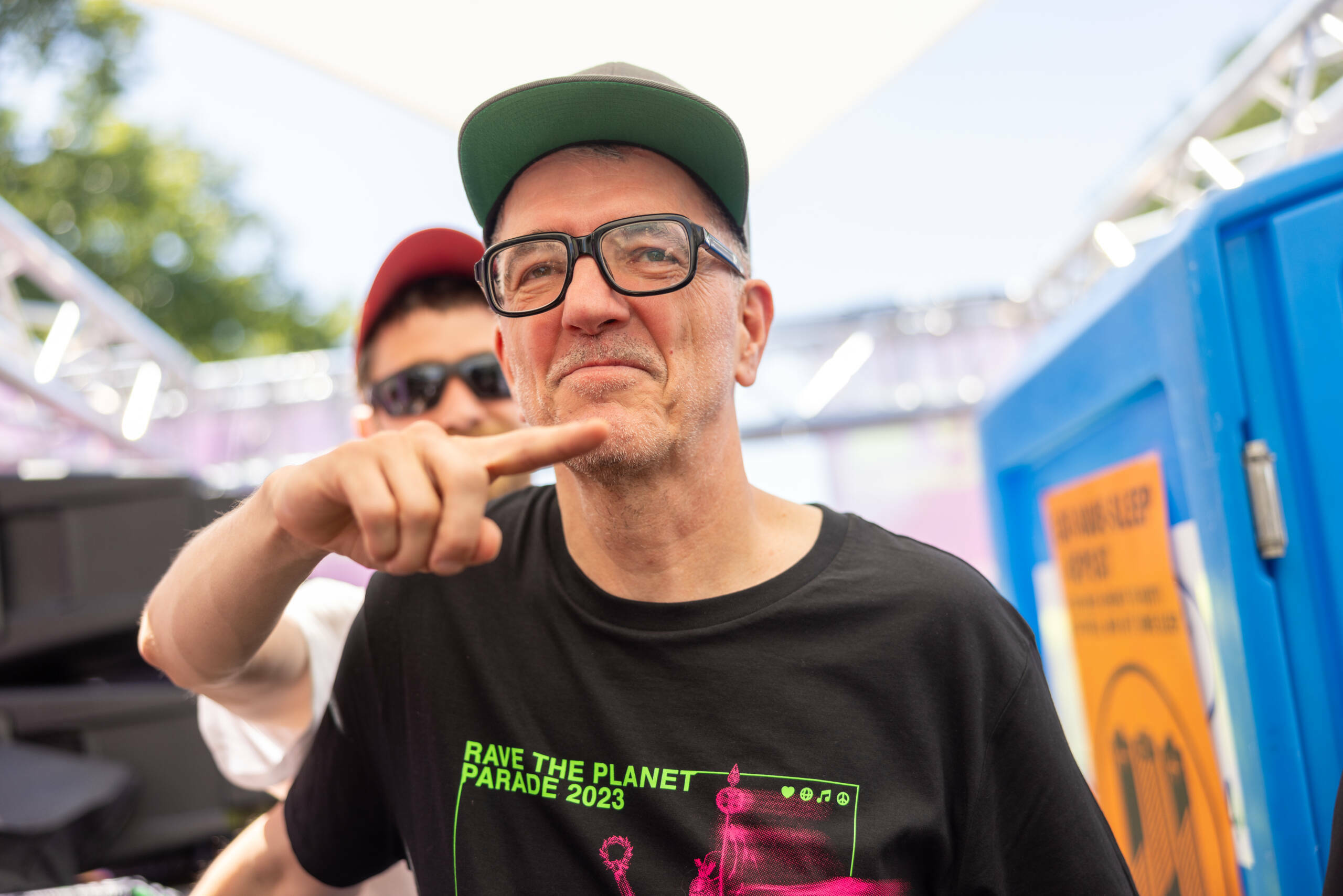 BERLIN, GERMANY - JULY 8: Matthias Roeingh, better known as Dr. Motte and co-founder of the Loveparade, attends as techno ...
