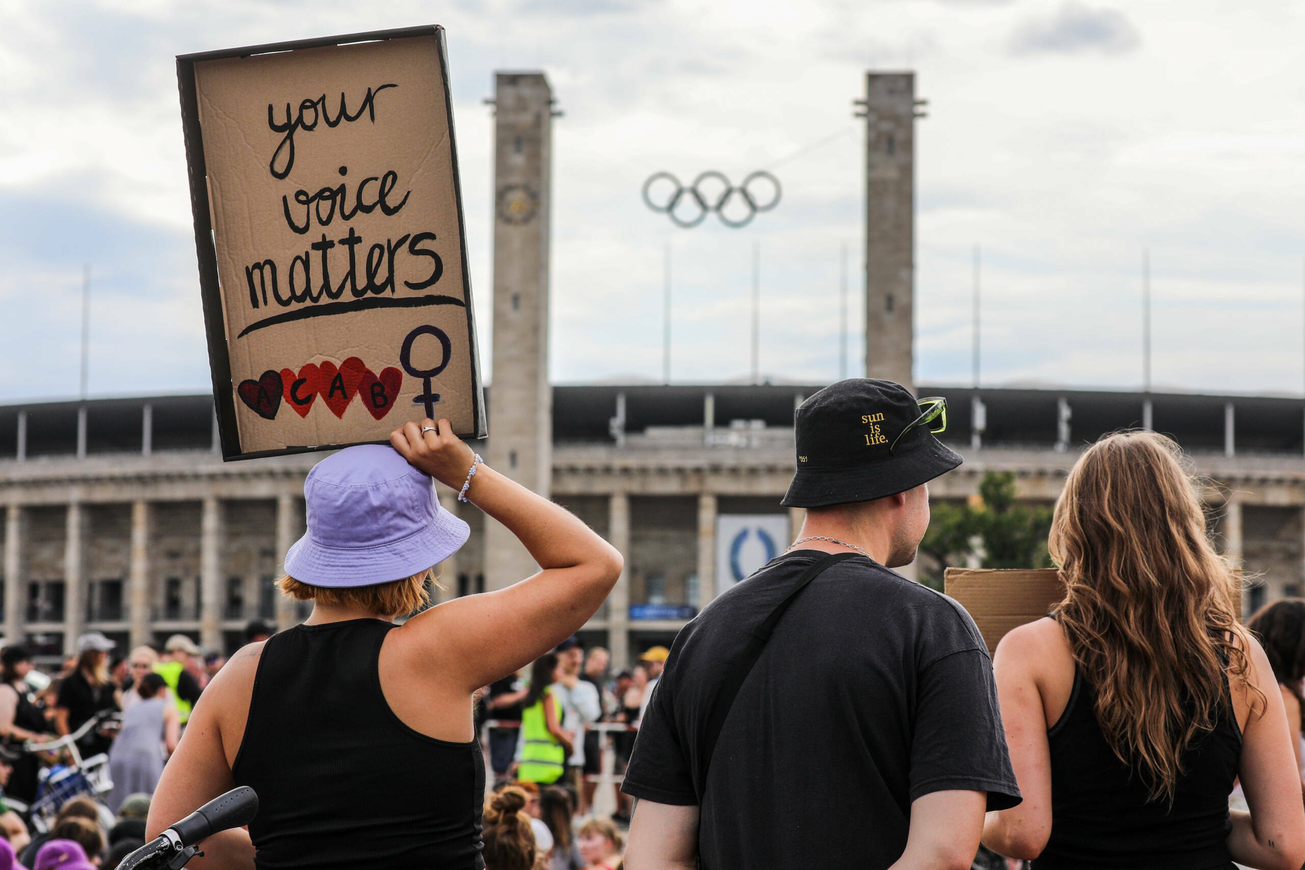 Zur Demonstration kamen deutlich weniger Menschen als angekündigt.