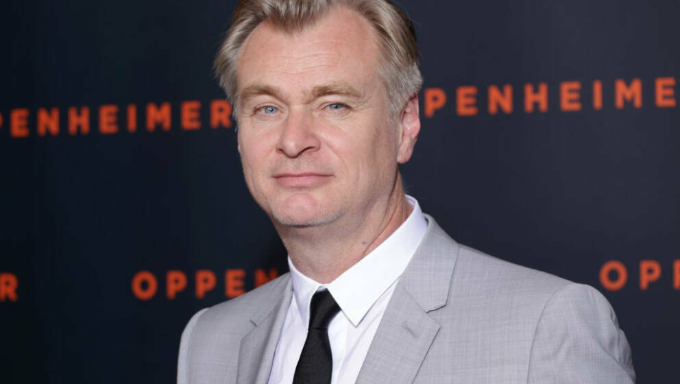 PARIS, FRANCE - JULY 11: Christopher Nolan attends the 'Oppenheimer' premiere at Cinema Le Grand Rex on July 11, 2023 in Pari