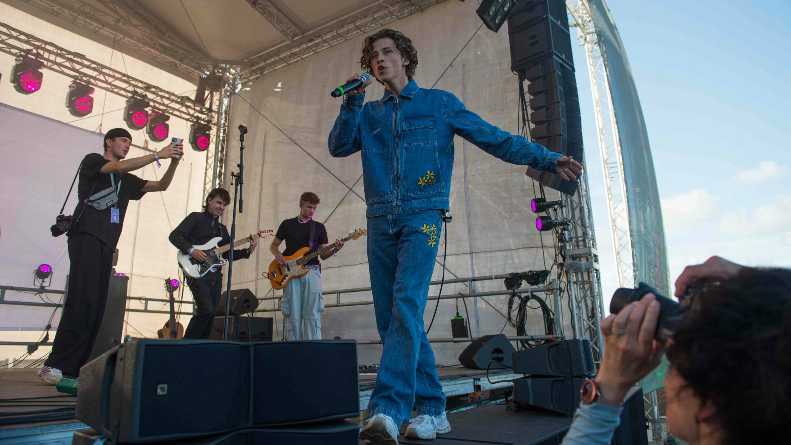 20.07.2023, Seeflughafen Nordholz, Cuxhaven, GER, Deichbrand Festival 2023, im Bild
"BERQ"
Foto © Rojahn