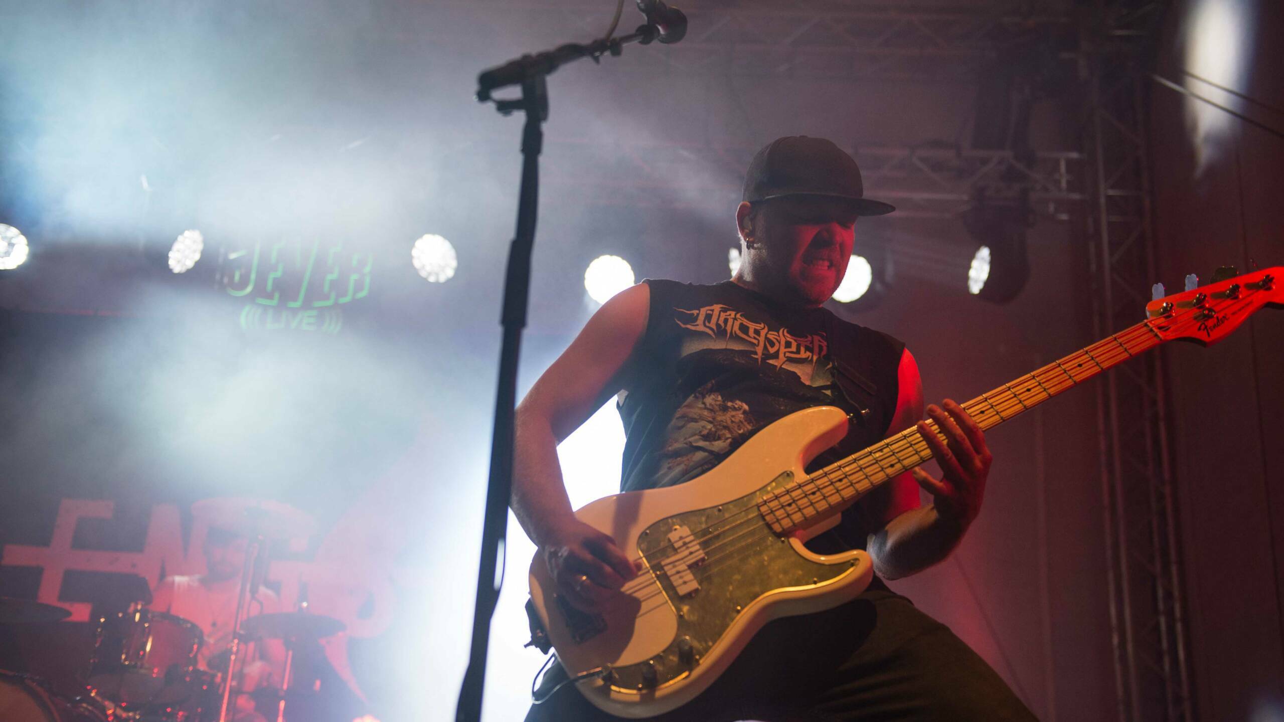 20.07.2023, Seeflughafen Nordholz, Cuxhaven, GER, Deichbrand Festival 2023, im Bild
"ENGST"
Foto © Rojahn