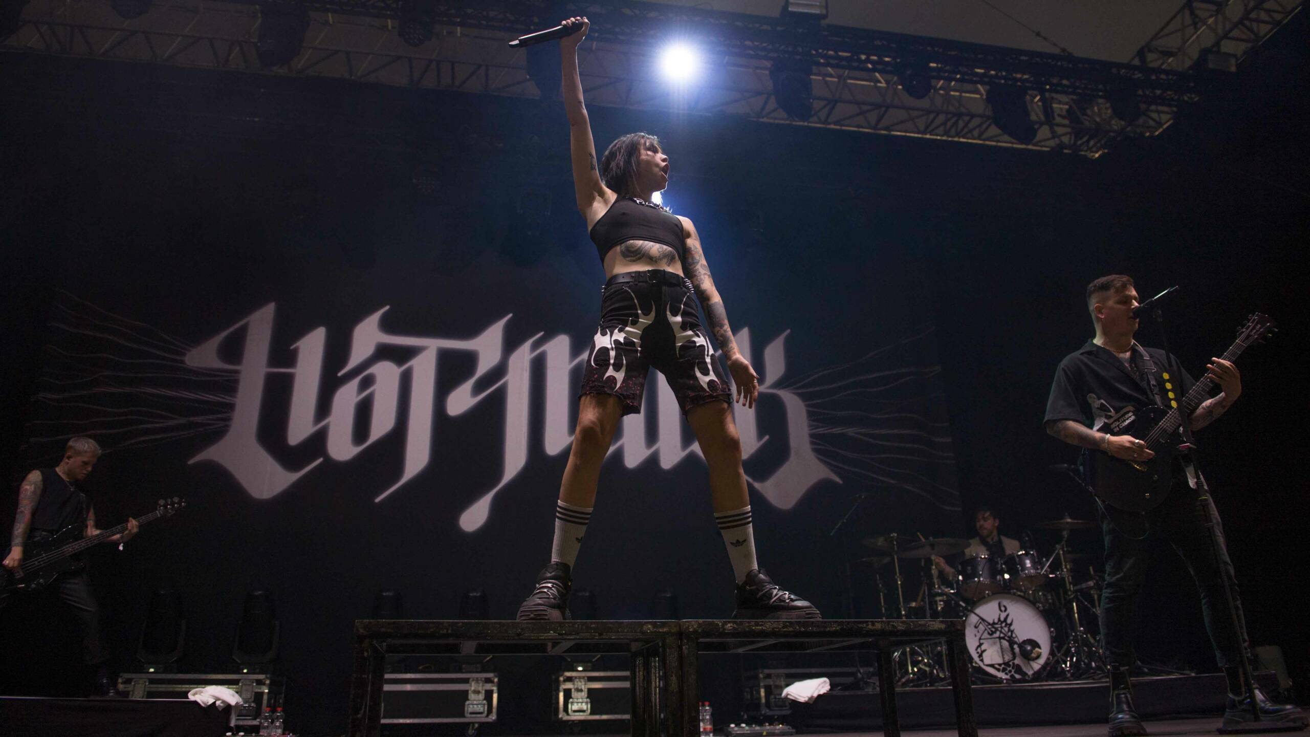 20.07.2023, Seeflughafen Nordholz, Cuxhaven, GER, Deichbrand Festival 2023, im Bild
"HOT MILK"
Foto © Rojahn