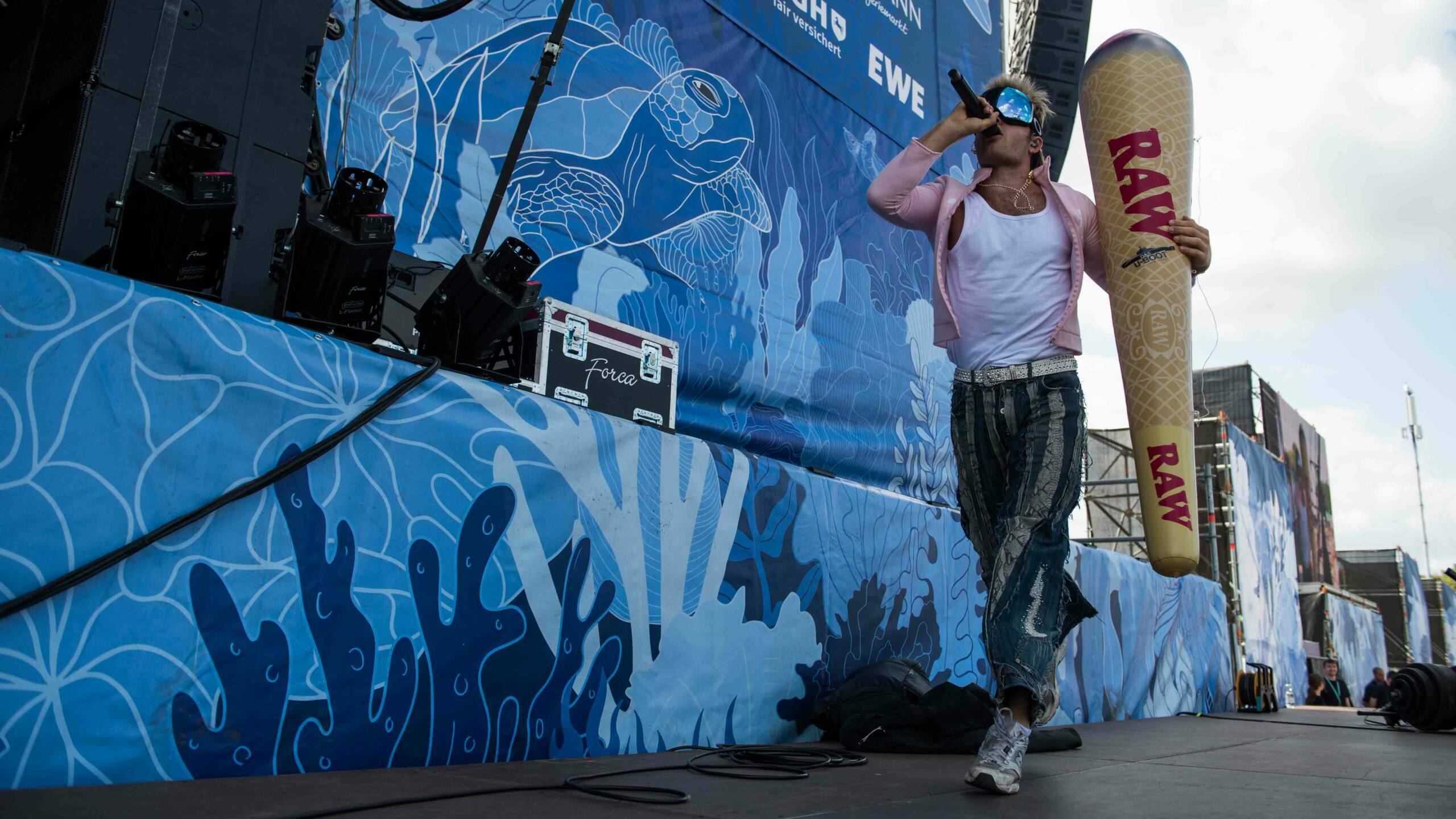 22.07.2022, Seeflughafen Nordholz, Cuxhaven, GER, Deichbrand Festival 2022, im Bild
"SKI AGGU"
Foto © Rojahn