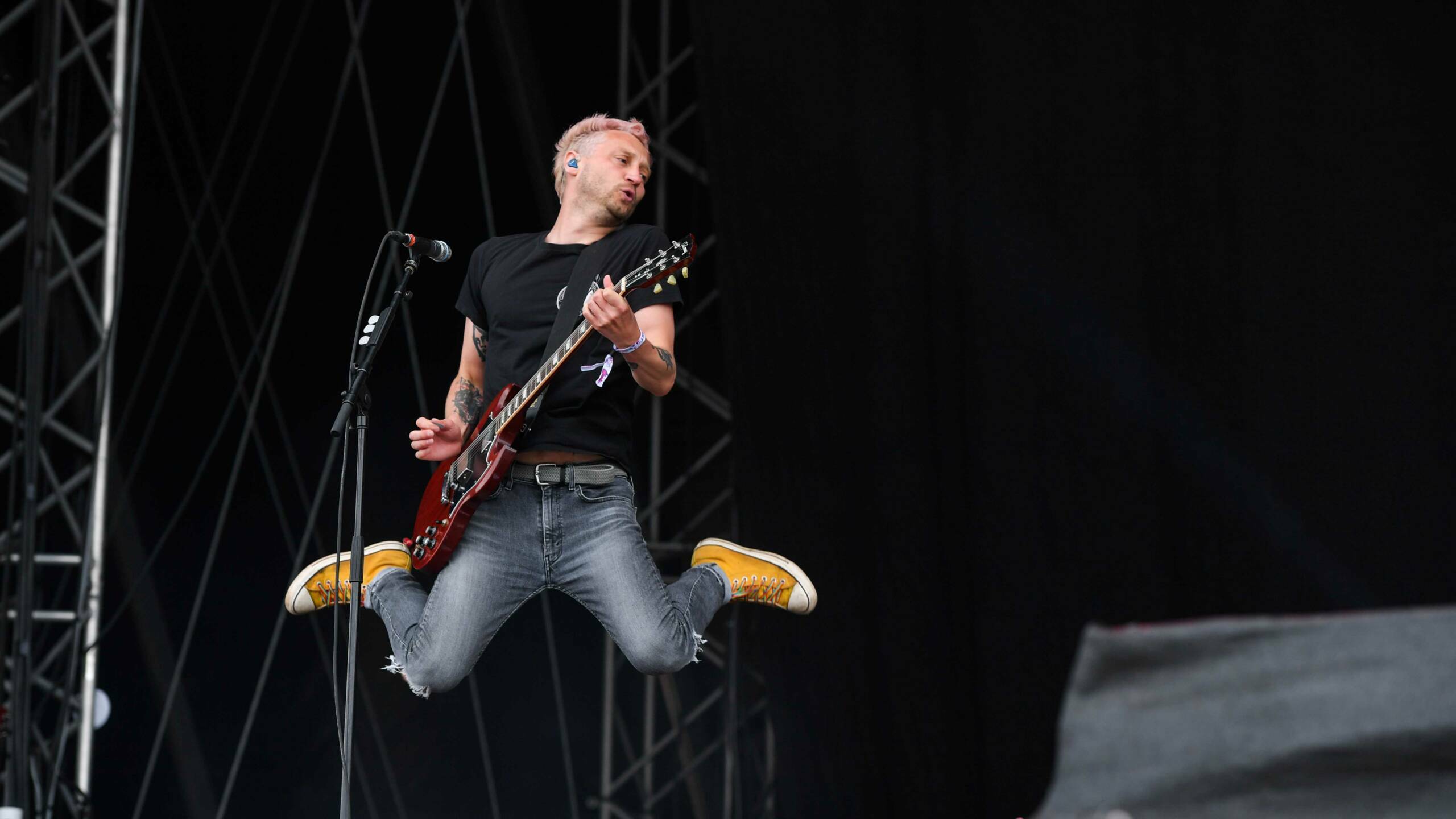 21.07.2023, Seeflughafen Nordholz, Cuxhaven, GER, Deichbrand Festival 2023, im Bild
"THE SUBWAYS"
Foto © Rojahn