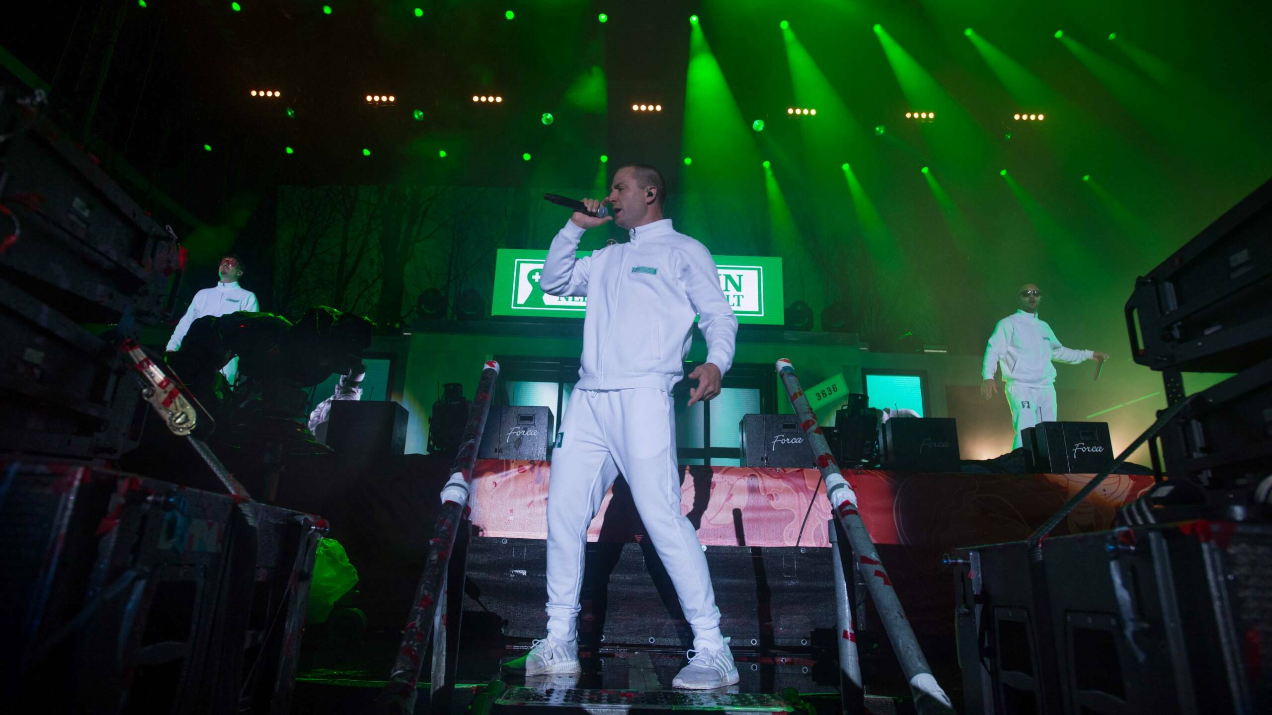 22.07.2023, Seeflughafen Nordholz, Cuxhaven, GER, Deichbrand Festival 2023, im Bild
"K.I.Z."
Foto © Rojahn