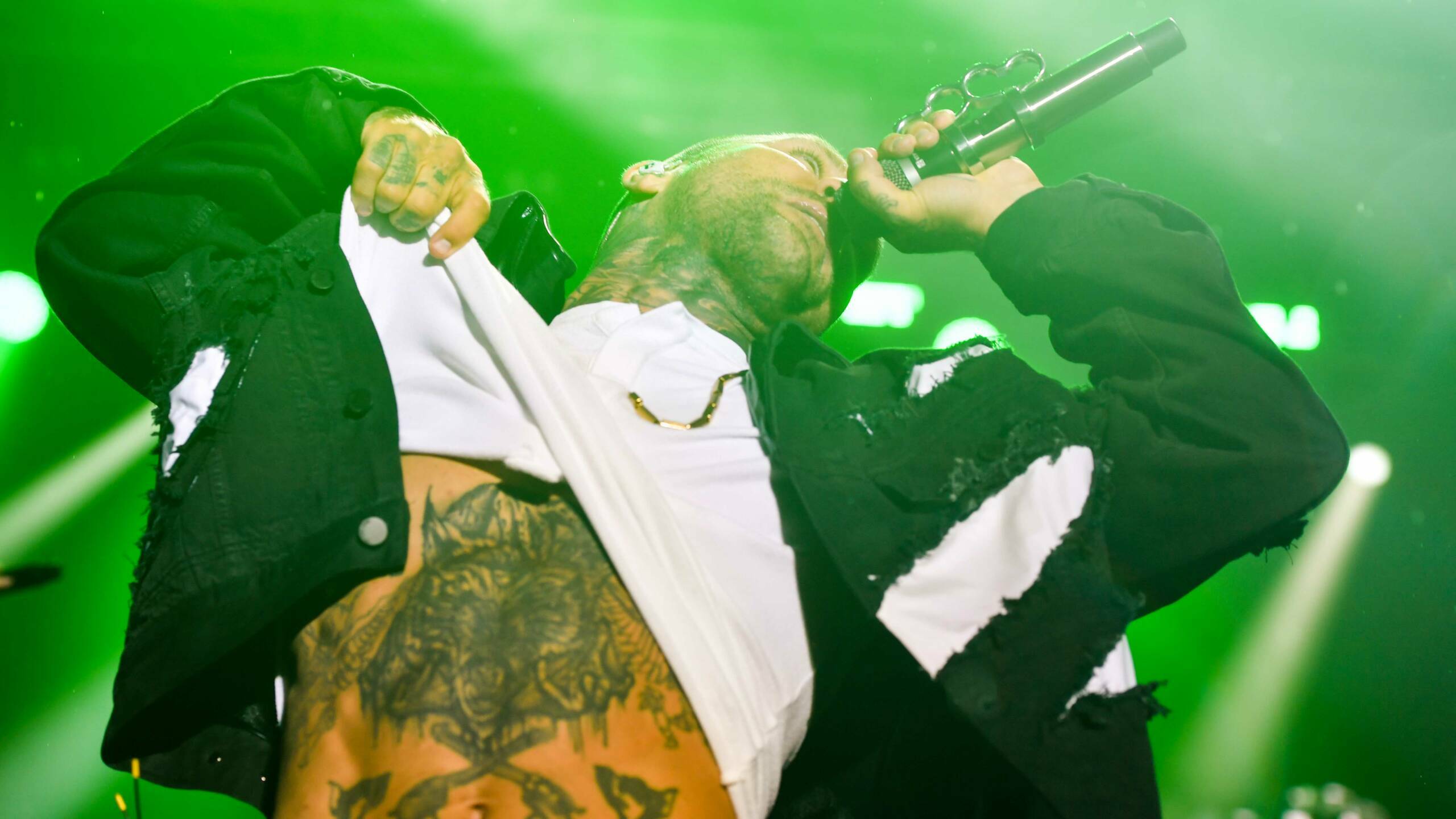 22.07.2023, Seeflughafen Nordholz, Cuxhaven, GER, Deichbrand Festival 2023, im Bild
"KONTRA K"
Foto © Rojahn