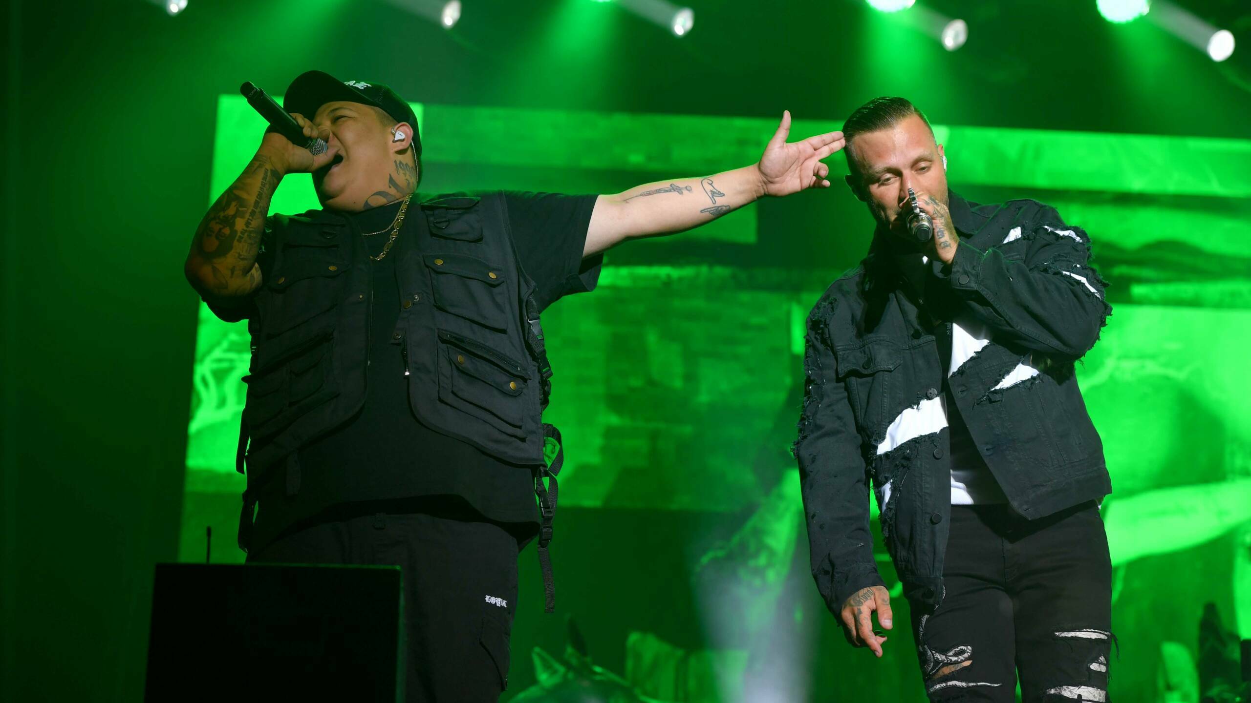 22.07.2023, Seeflughafen Nordholz, Cuxhaven, GER, Deichbrand Festival 2023, im Bild
"KONTRA K"
Foto © Rojahn