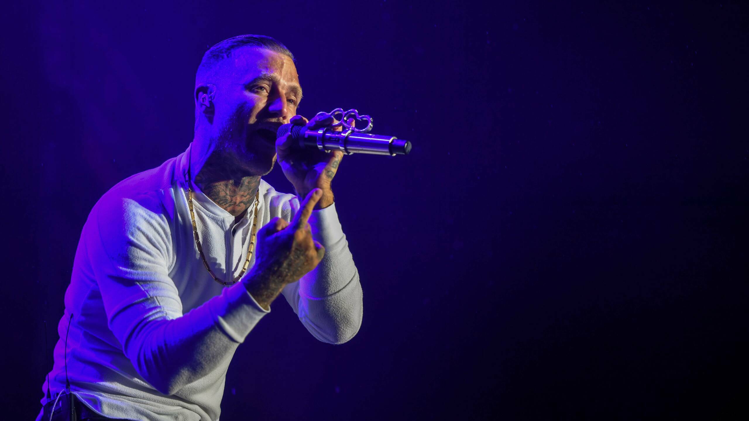 22.07.2023, Seeflughafen Nordholz, Cuxhaven, GER, Deichbrand Festival 2023, im Bild
"KONTRA K"
Foto © Rojahn