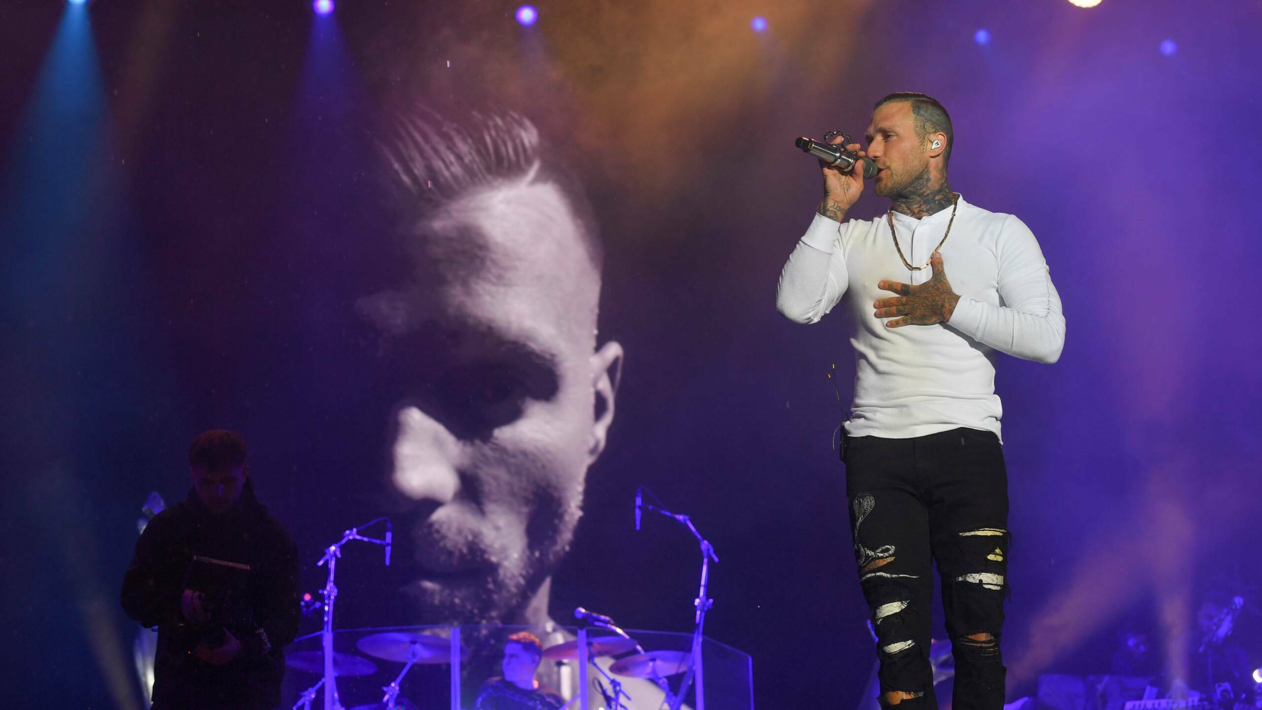 22.07.2023, Seeflughafen Nordholz, Cuxhaven, GER, Deichbrand Festival 2023, im Bild
"KONTRA K"
Foto © Rojahn