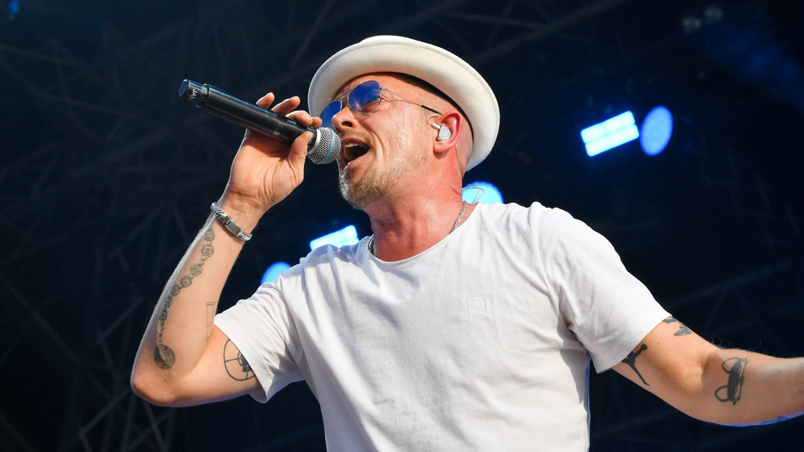 23.07.2023, Seeflughafen Nordholz, Cuxhaven, GER, Deichbrand Festival 2023, im Bild
"JAN DELAY"
Foto © Rojahn