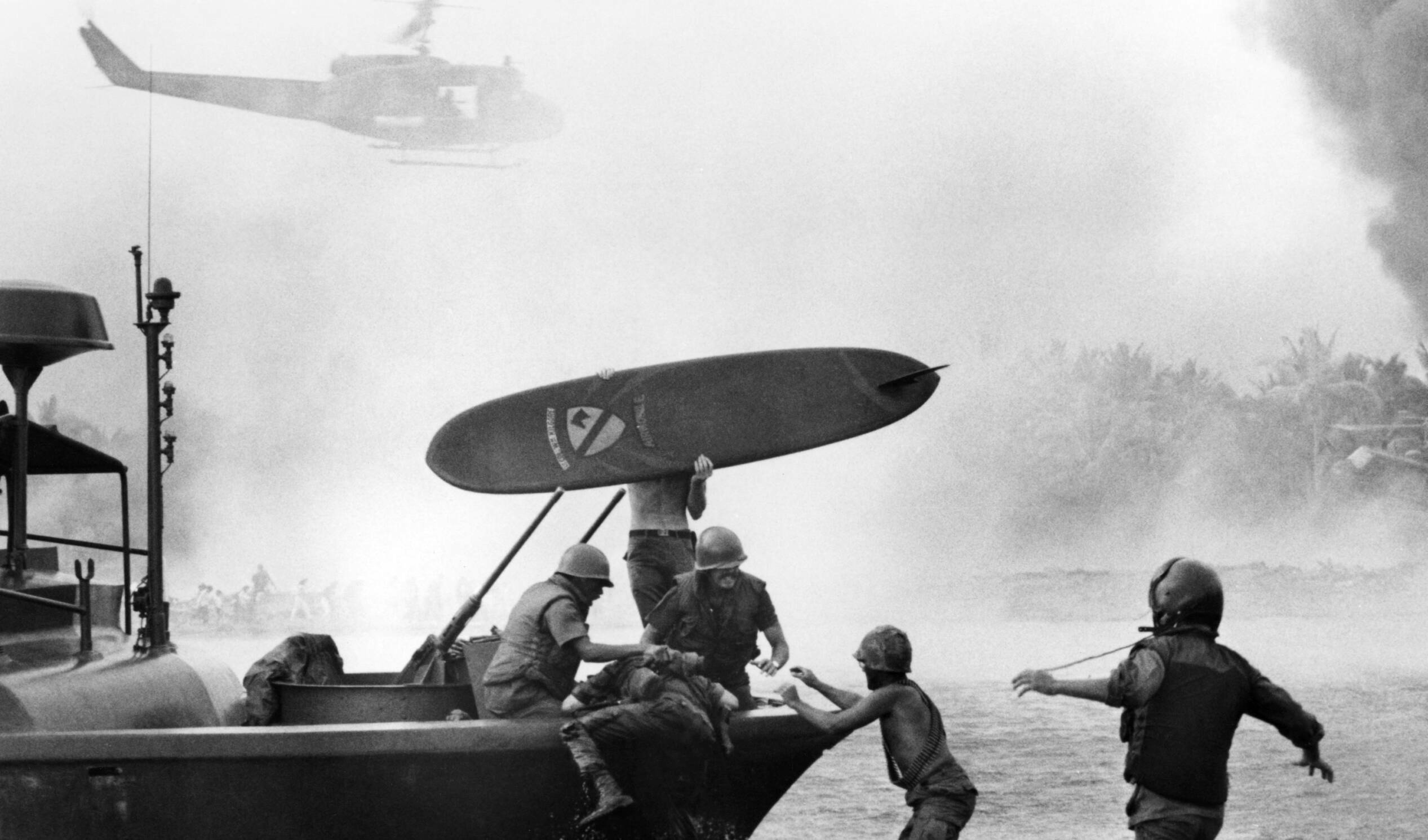 A scene from the film 'Apocalypse Now', set during the Vietnam War, 1979.   (Photo by Silver Screen Collection/Getty Images)