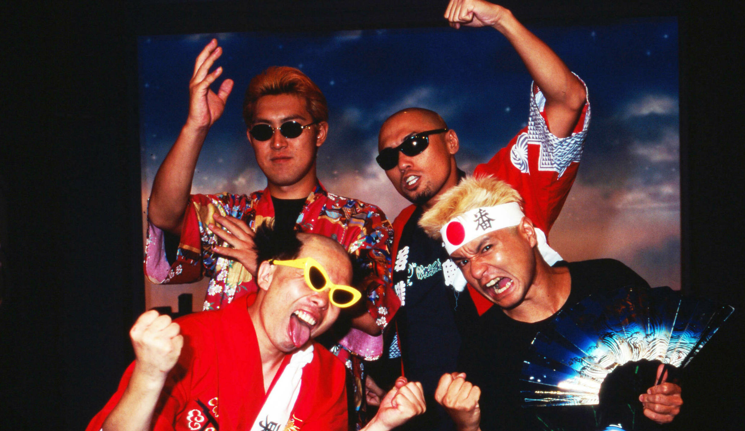 "RTL Samstag Nacht, Comedyshow, Deutschland 1993 - 1998, Sendung vom 26. Februar 1995, mit dabei: japanische Comedy-Samura...