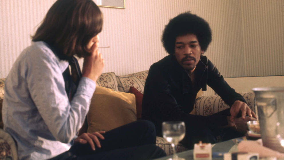 Jann Wenner mit Jimi Hendrix