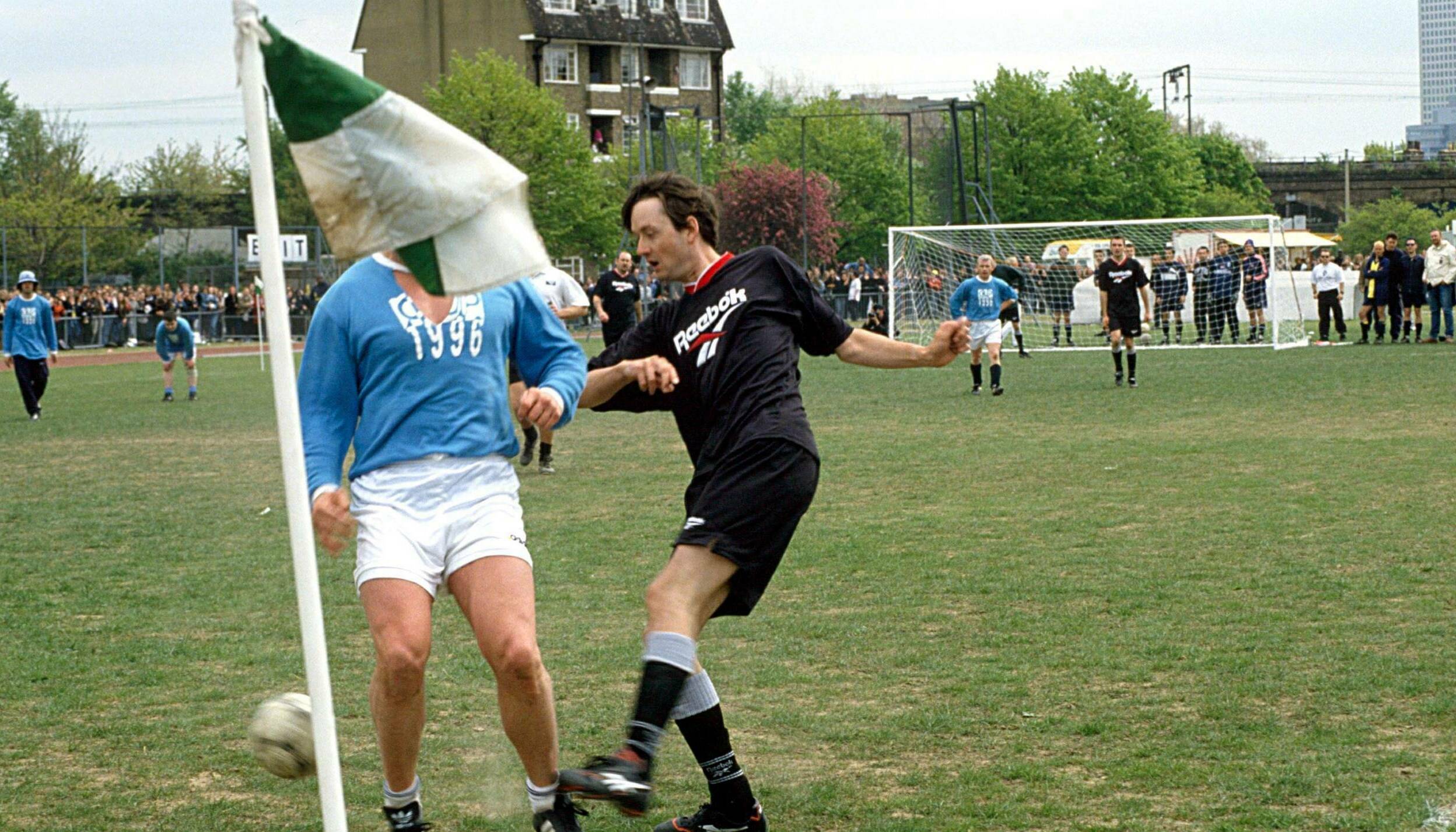 A Music Industry Celebrity Football Match, Mile End Stadium, London, Britain - 1996, Jarvis Cocker (Photo by Brian Rasic/G...