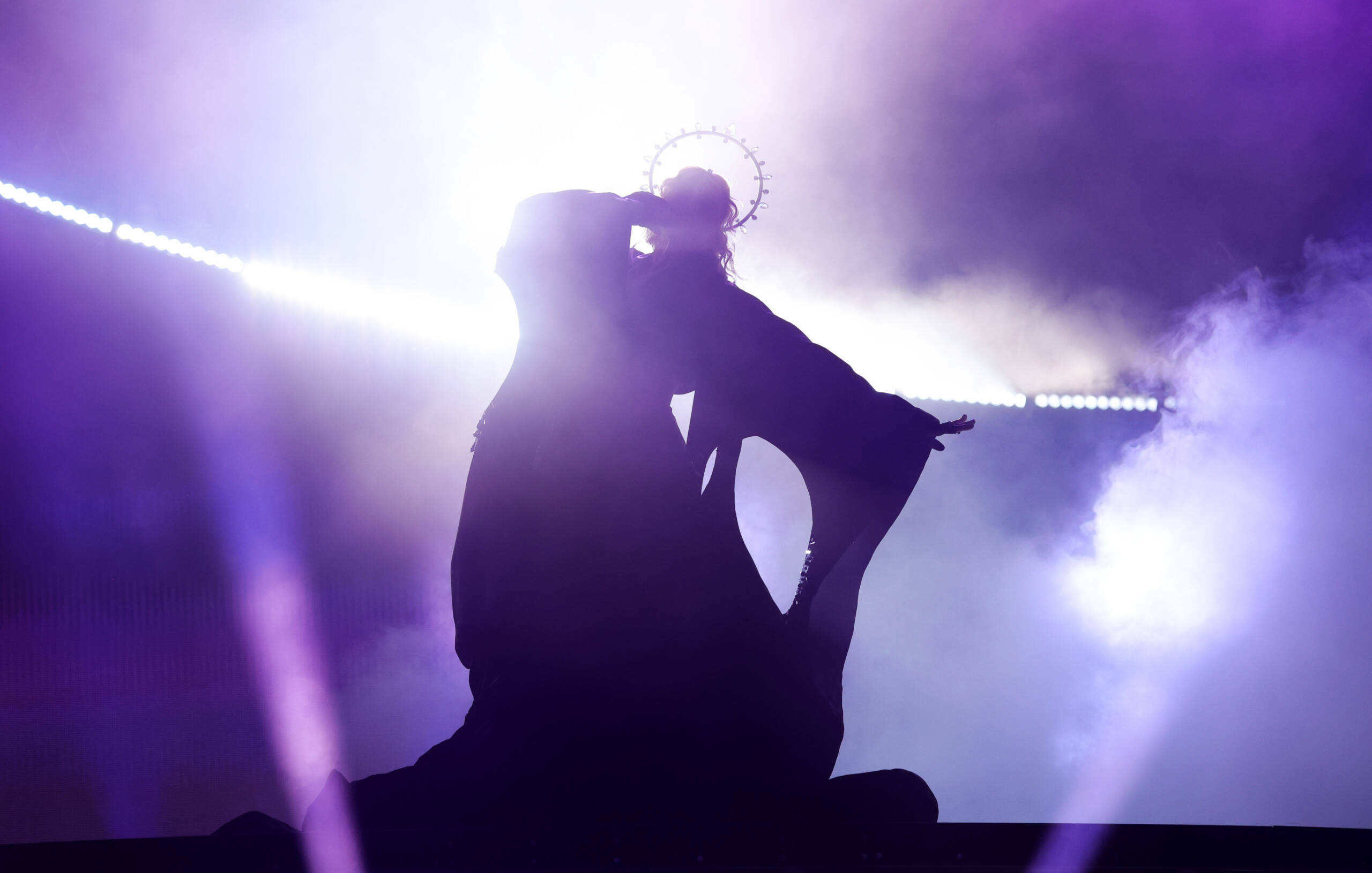 LONDON, ENGLAND - OCTOBER 14: (Exclusive Coverage) Madonna performs during opening night of The Celebration Tour at The O2...