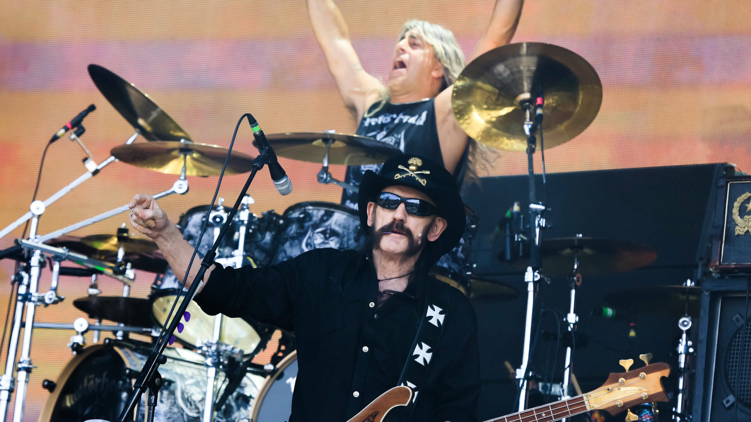 Mikkey Dee und Lemmy Kilmister bei einem Motörhead-Konzert