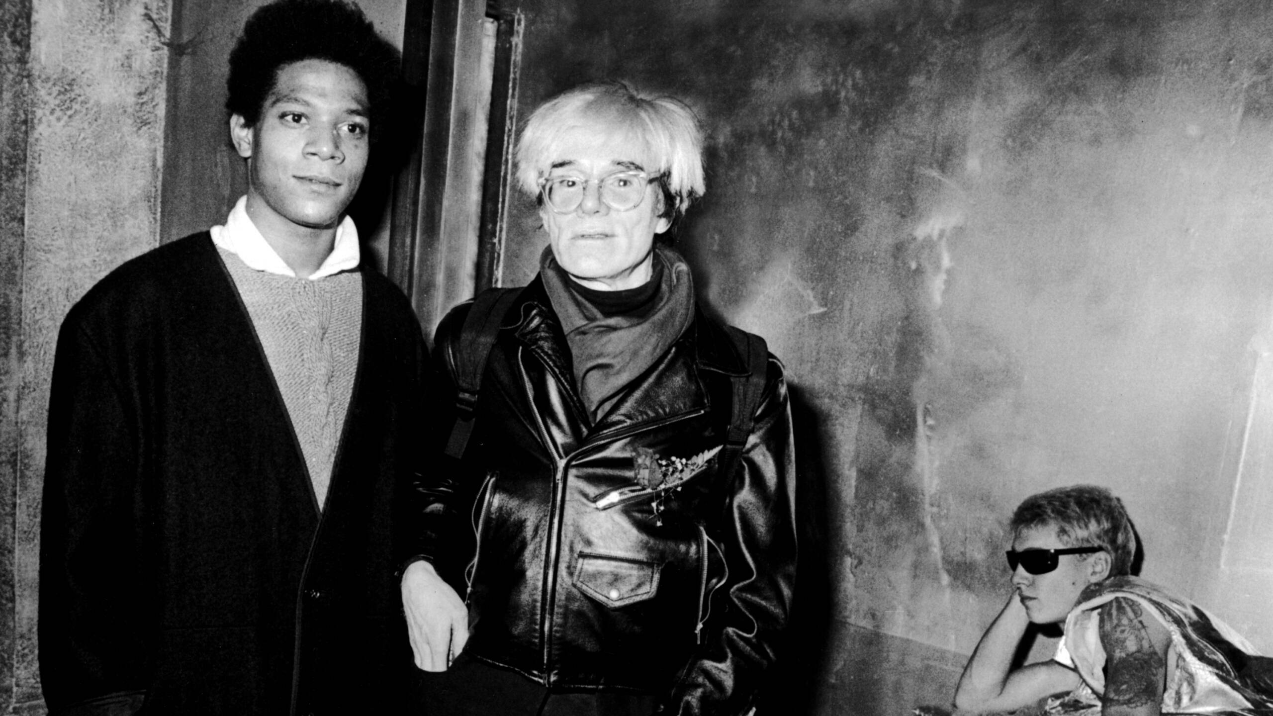 NEW YORK CITY - NOVEMBER 7:  Jean-Michel Basquiat and Andy Warhol attend "Gifts For The City Of New York" Benefit for Broo...