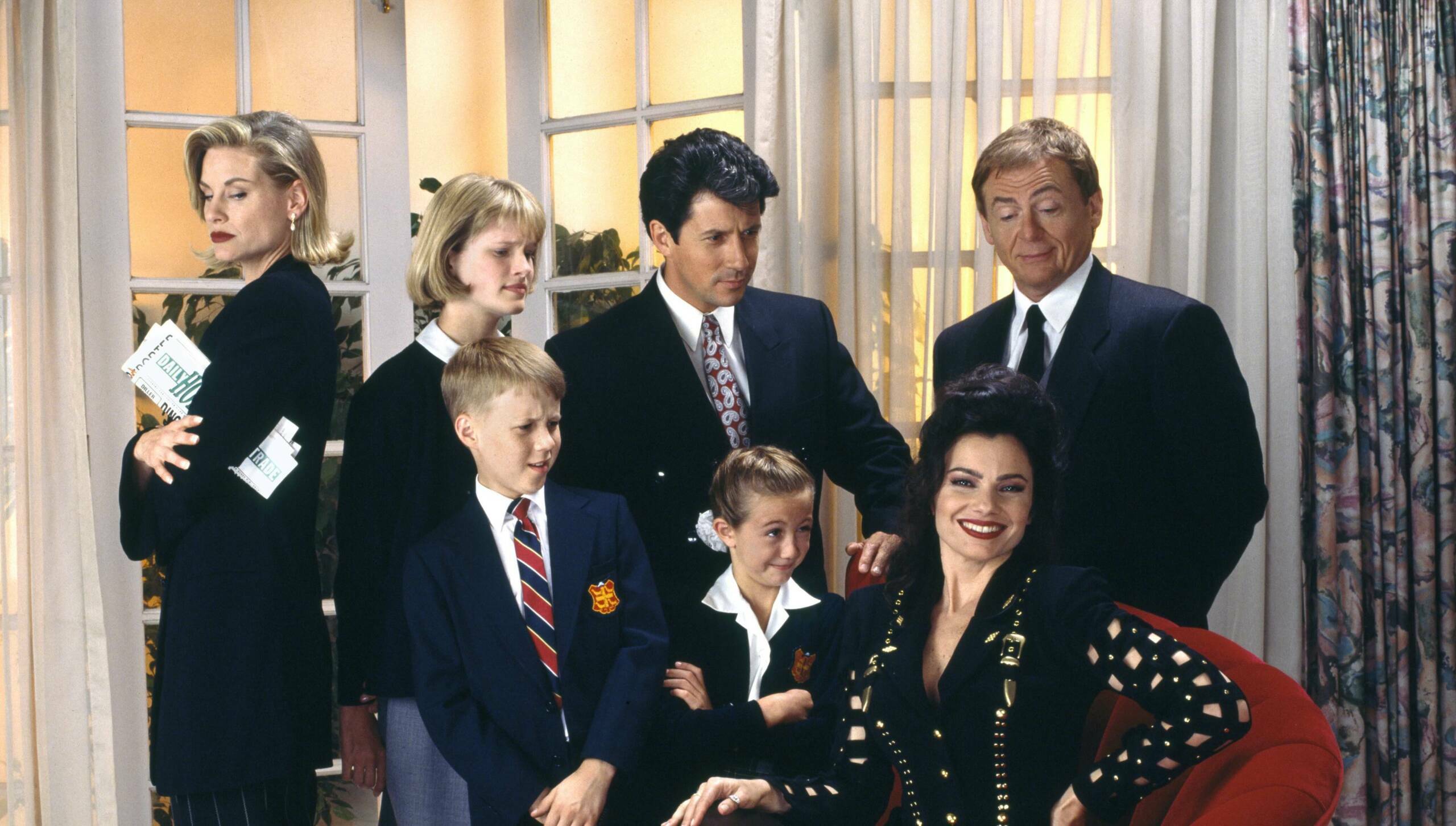 LOS ANGELES - NOVEMBER 3: The Nanny, a CBS television situation comedy. Premiere episode aired November 3, 1993. The cast ...