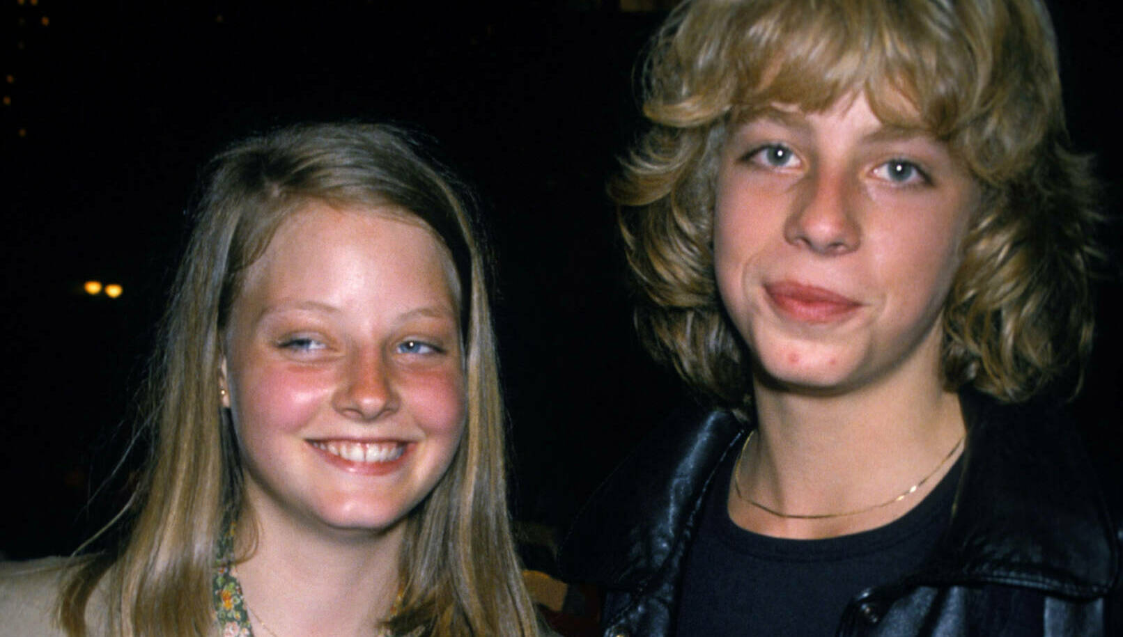(EXCLUSIVE, Premium Rates Apply) LOS ANGELES - JANUARY 01, 1976: Jodie Foster and Leif Garrett circa 1976 in Los Angeles, ...