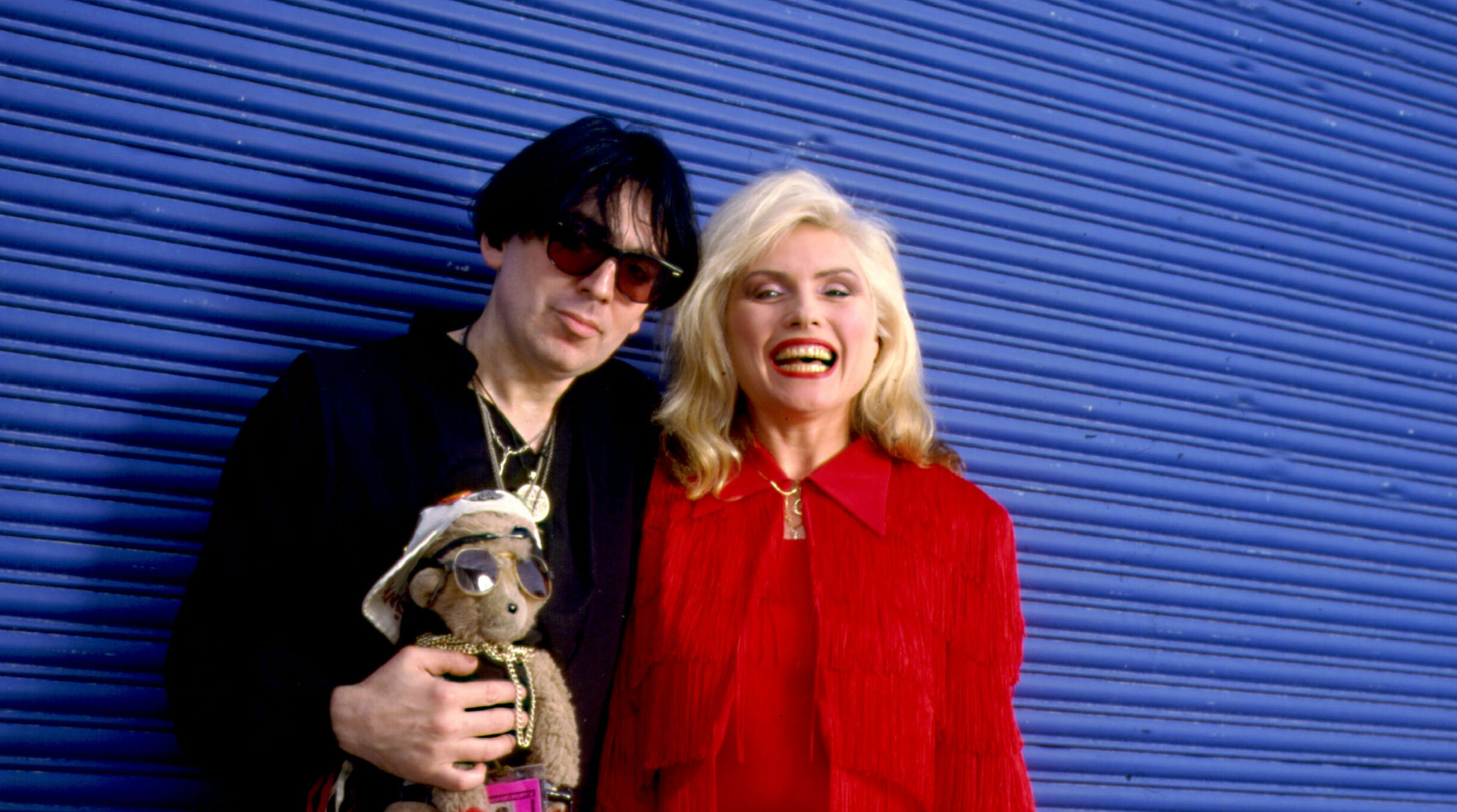 Chris Stein and Deborah Harry on 7/2/90 in Milwaukee, Wi. (Photo by Paul Natkin/WireImage)