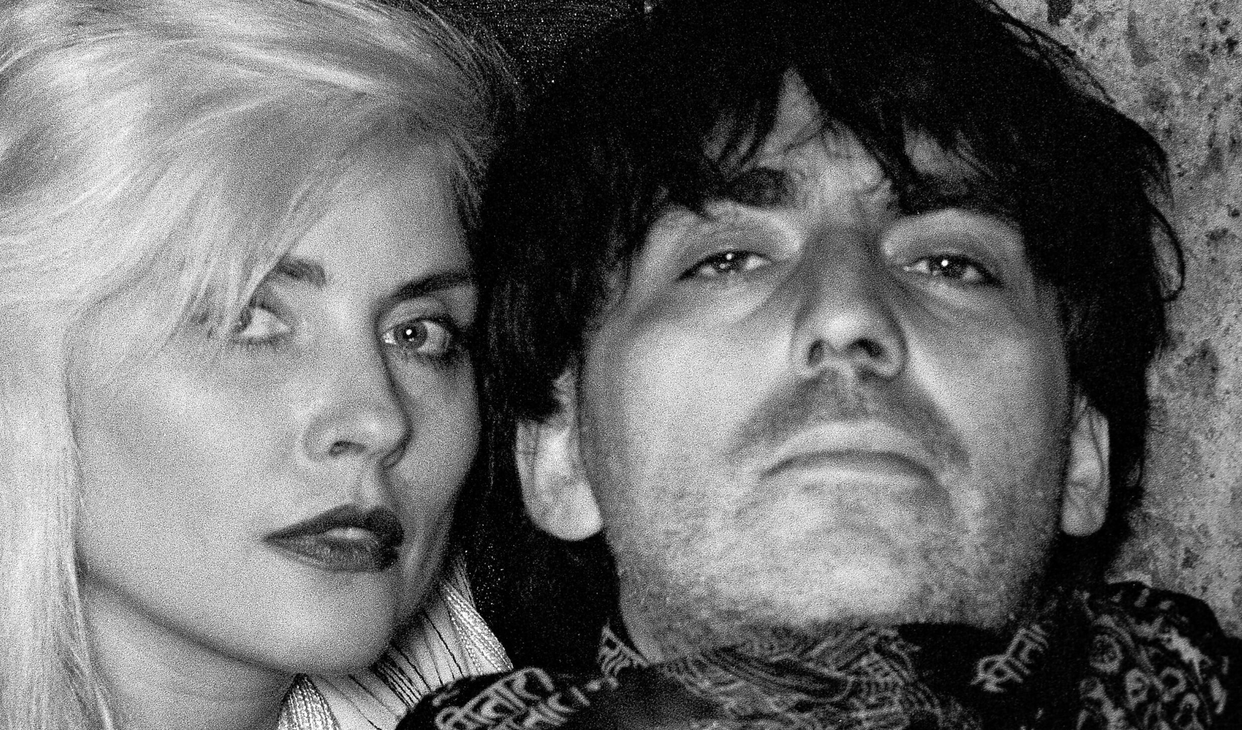 Portrait of American Rock musicians Debbie Harry and Chris Stein, both of the group Blondie, New York, New York, October 9...