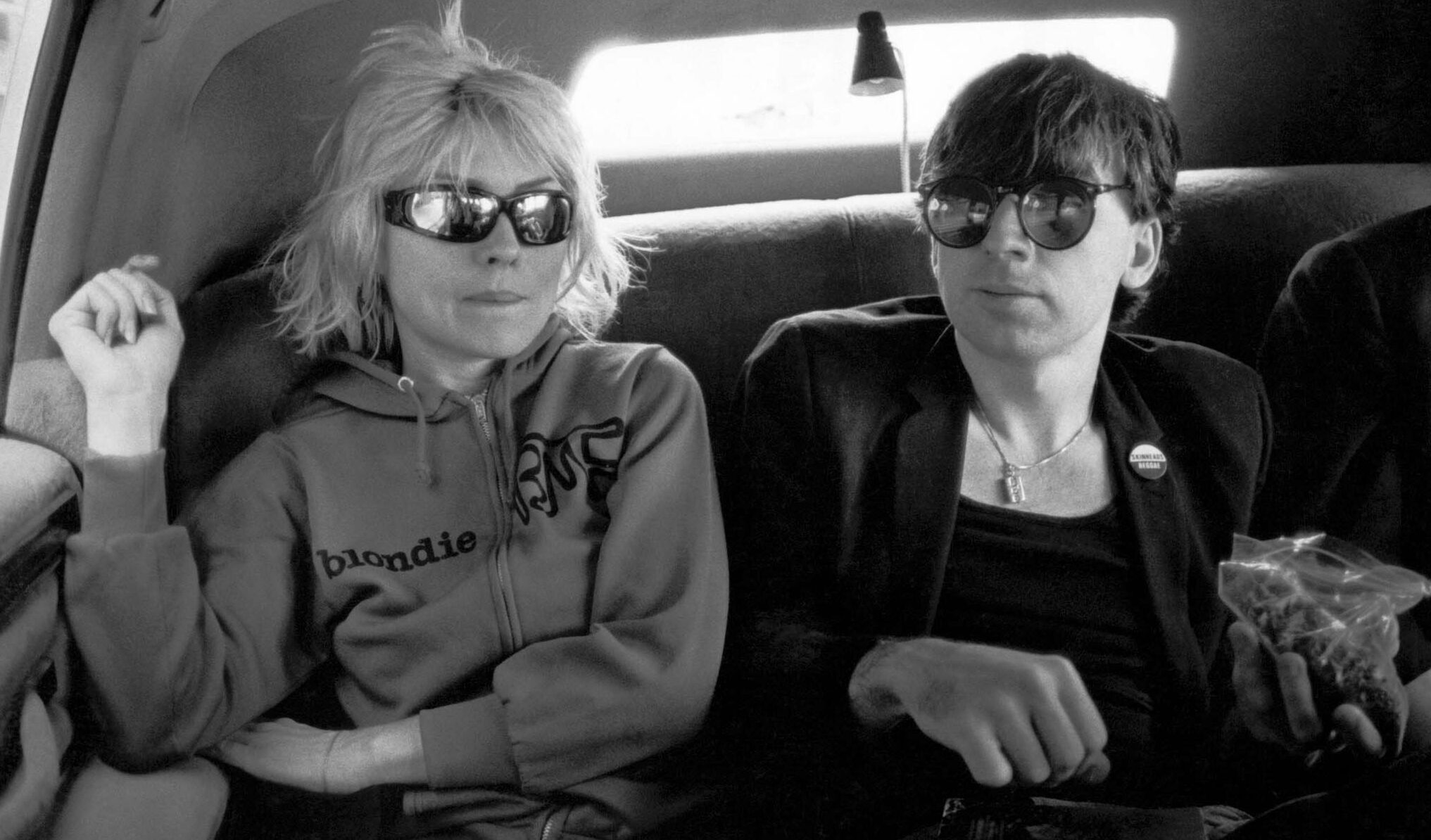 UNITED STATES - JANUARY 01:  CENTRAL PARK  Photo of Chris STEIN and Debbie HARRY and BLONDIE, Debbie Harry & Chris Stein  ...