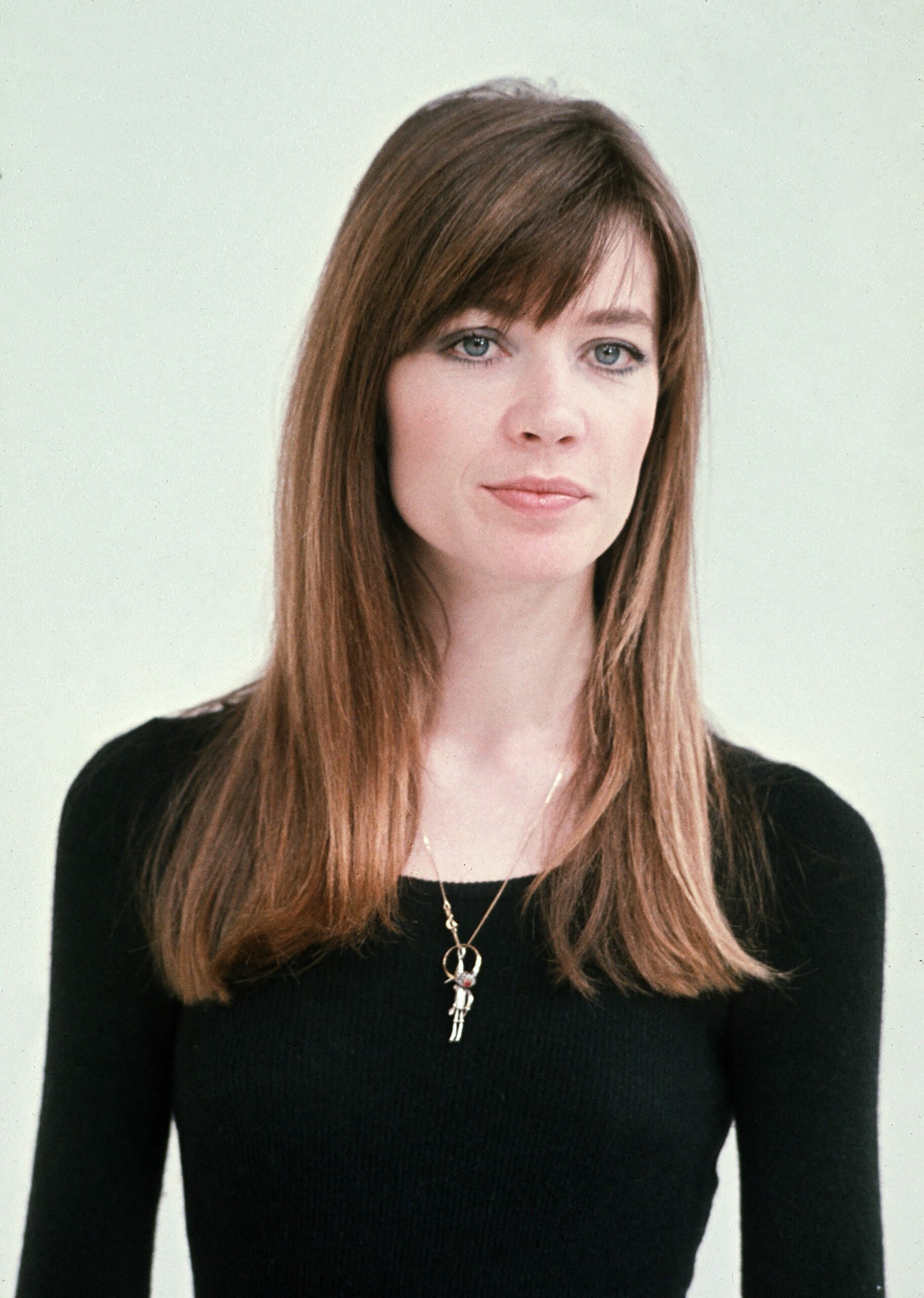 Ein Portrait von Françoise Hardy, das 1970 in Paris während den Aufnahmen der TV-Show „Au risque de vous plaire“ auf...