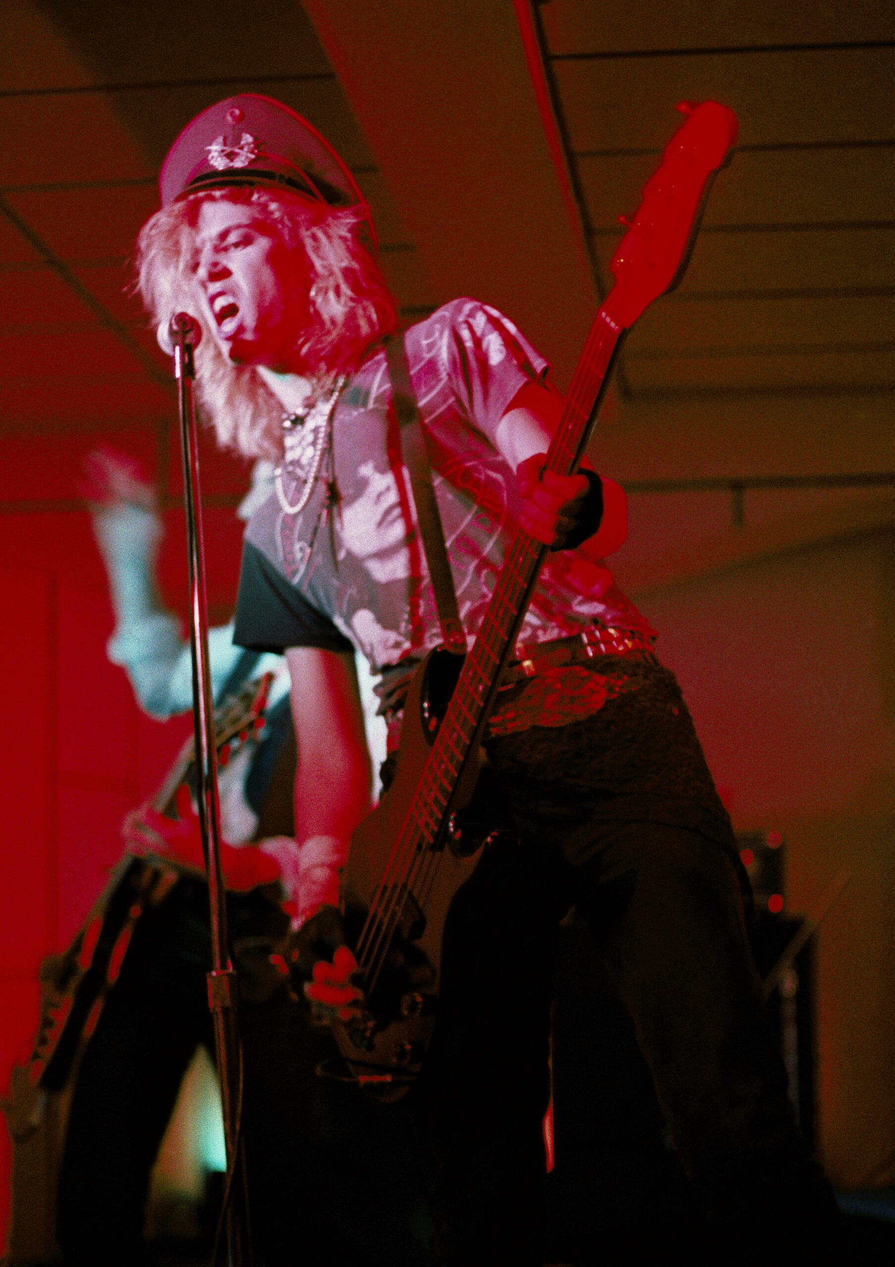 LOS ANGELES - AUGUST 30:  Duff McKagan of the rock group 'Guns n' Roses' performs onstage at the Stardust Ballroom on Augu...