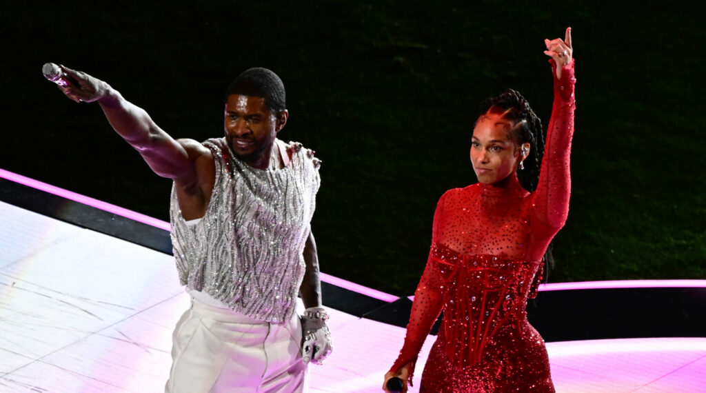 Super-Bowl-Traumpaar: Usher und Alicia Keys