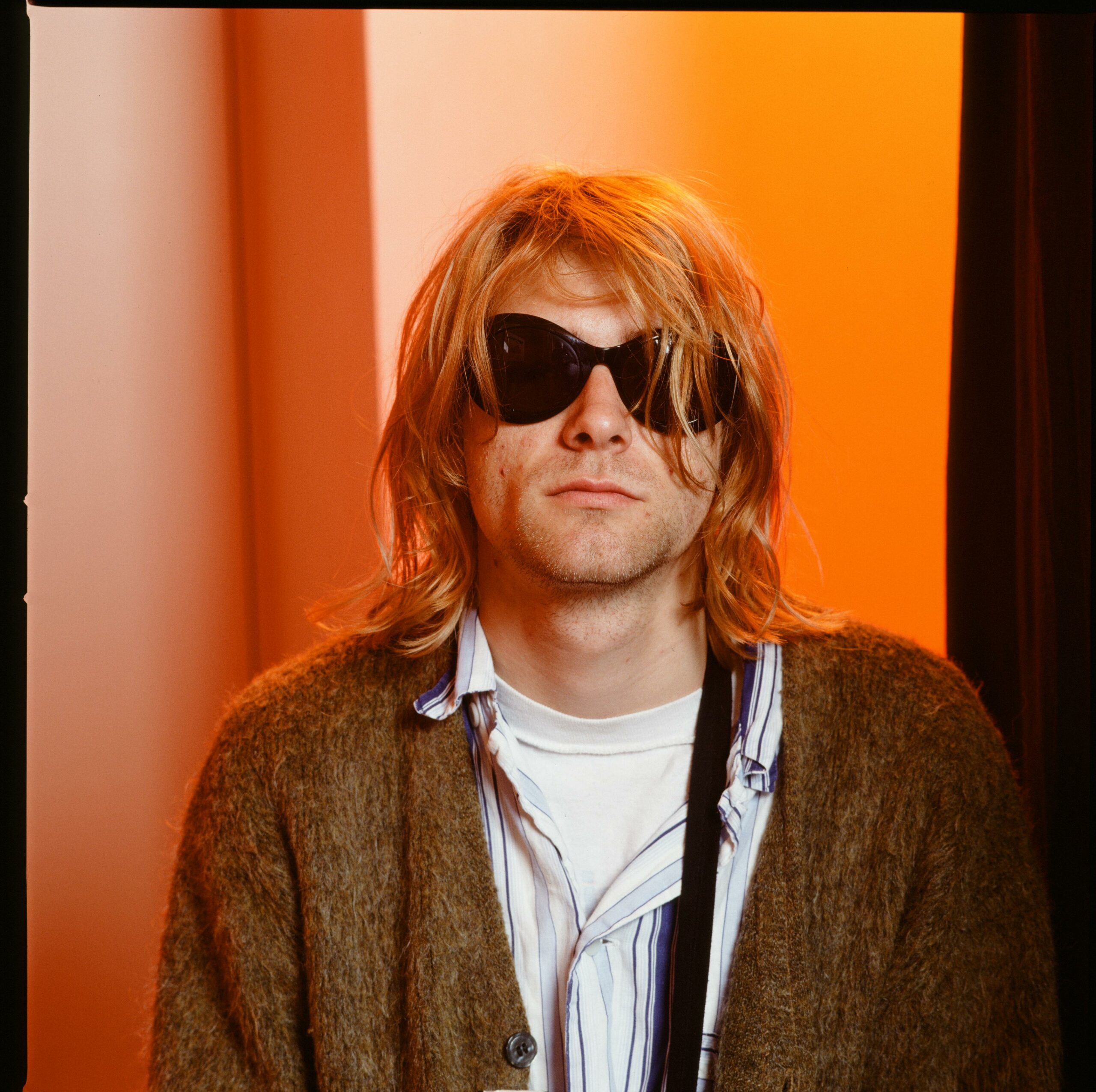 (MANDATORY CREDIT Koh Hasebe/Shinko Music/Getty Images) Kurt Cobain of Nirvana, portrait during an interview in Roppongi P...