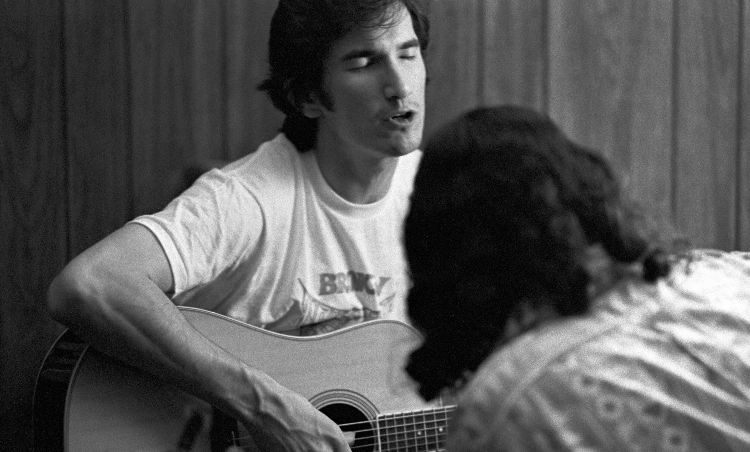 ATHENS, GA. - MAY 20: Singer-songwriter Townes Van Zandt plays his guitar at writer Jim Pettigrew's apartment after perfor...