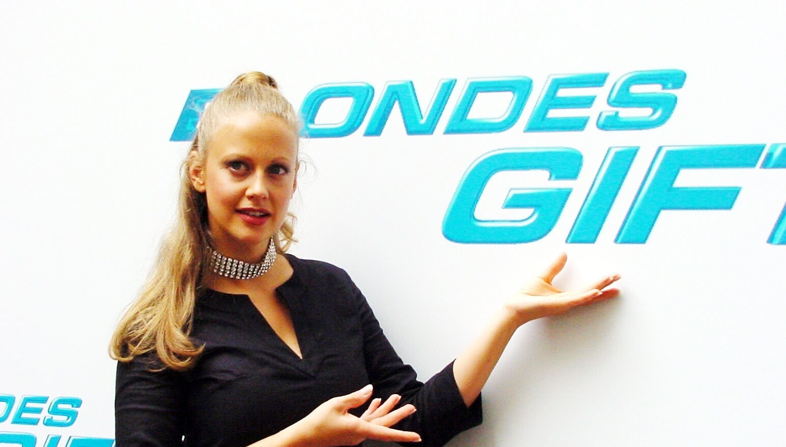 Barbara Schöneberger, Vorstellung der neuen ARD/WDR Talk-Show "Blondes Gift", Moderation Barbara Schöneberger, Köln, 27...