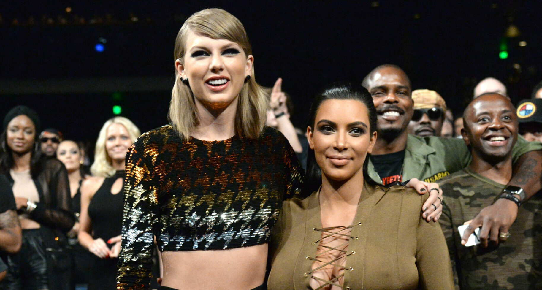 Kurz vor ihrem öffentlichen Streit: Taylor Swift und Kim Kardashian bei den MTV Video Music Awards 2015