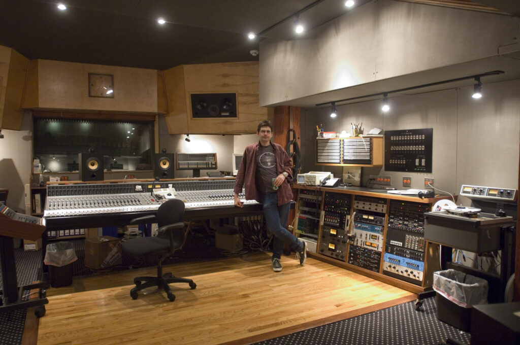 Steve Albini in einem seiner Electrical-Audio-Studios in Chicago 