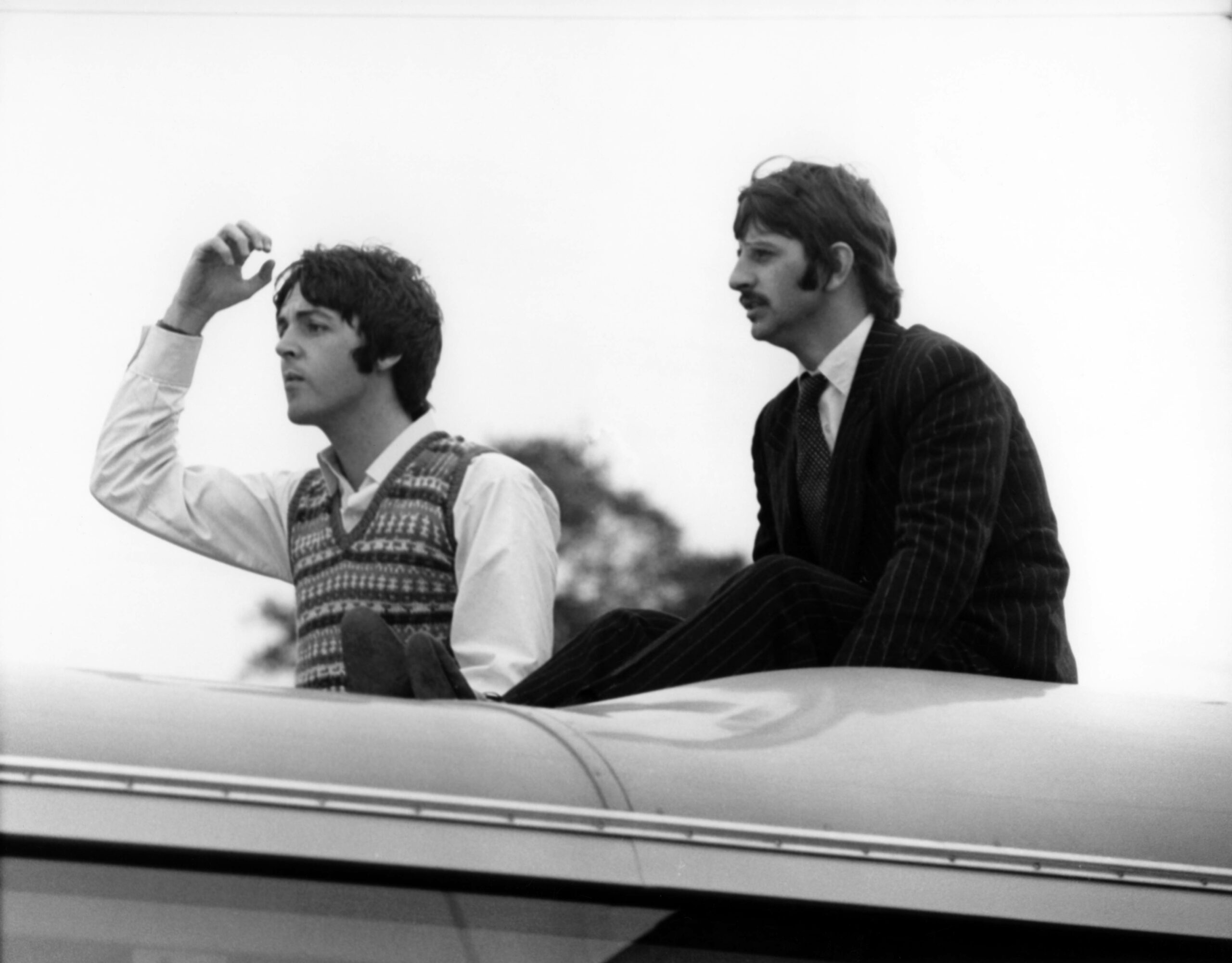 Paul McCartney und Ringo Starr 1967